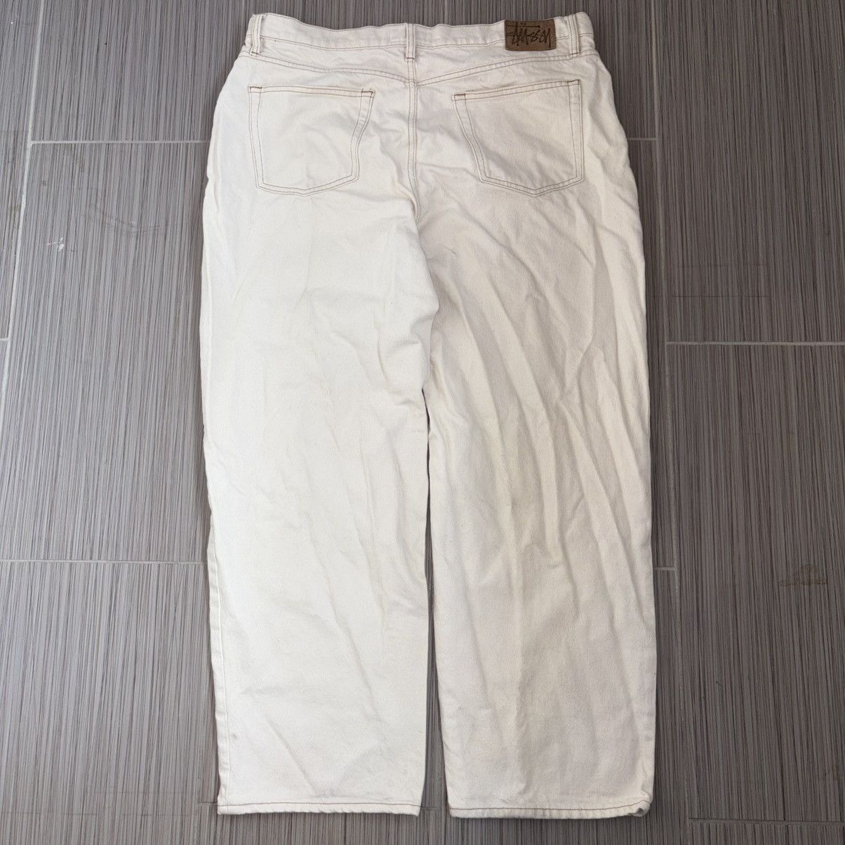 Stussy × Vintage *BAGGY* STUSSY “BIG OL” JEANS SIZE 38 Size US 38 / EU 54 - 2 Thumbnail