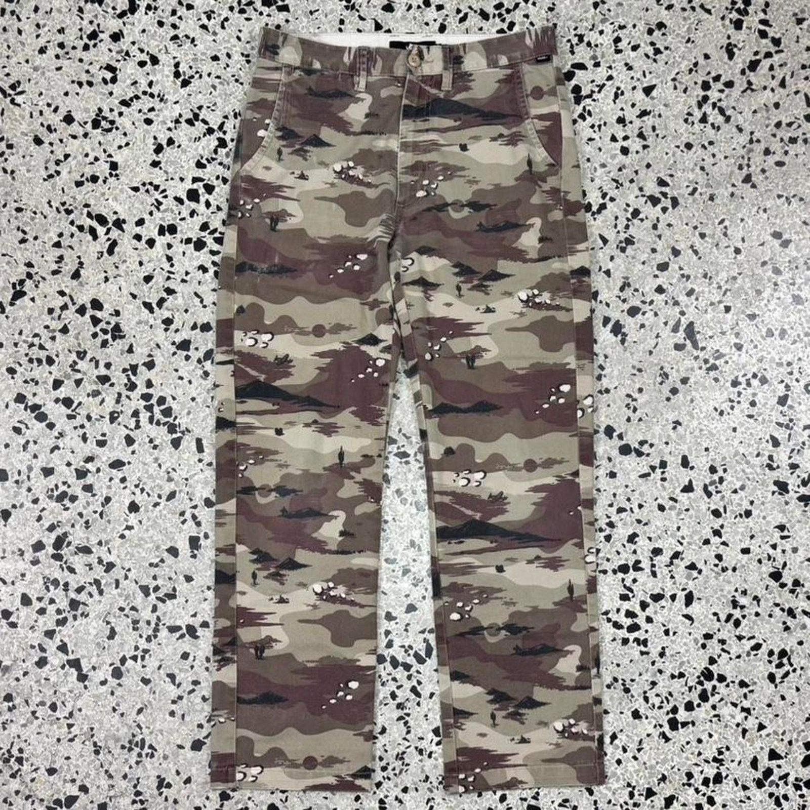 Vans × Vintage VINTAGE 90S Y2K VANS DESERT CAMO AOP PANTS: Size US 30 / EU 46 - 1 Thumbnail