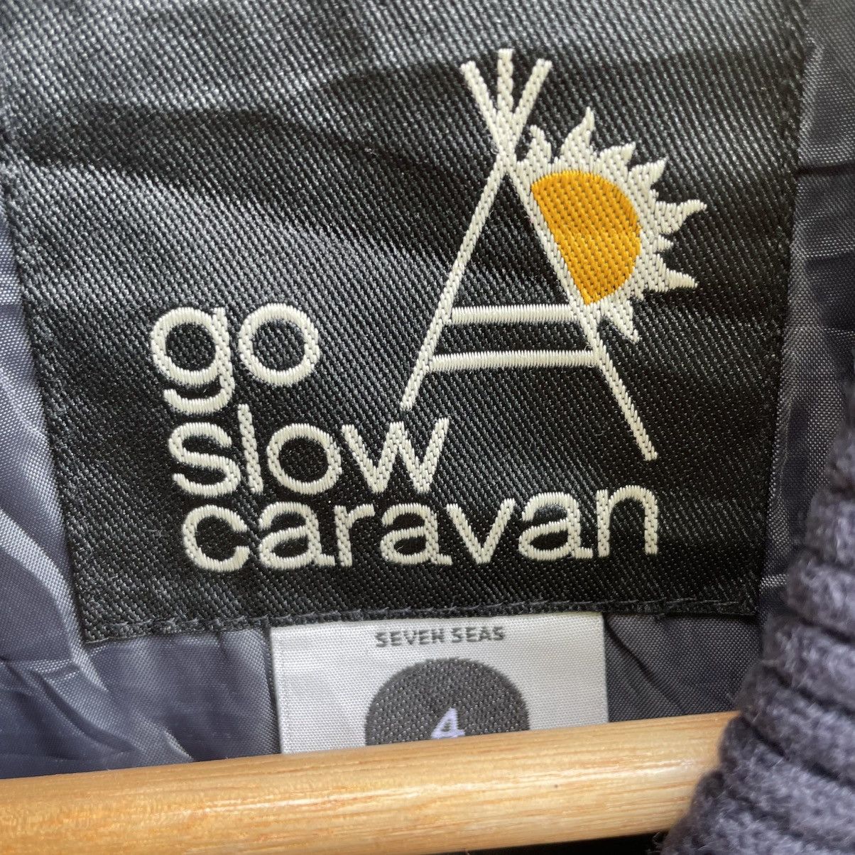 go slow caravan 💥Japanese Brand Go slow caravan Colorblock Varsity Jacket Size US L / EU 52-54 / 3 - 6 Thumbnail