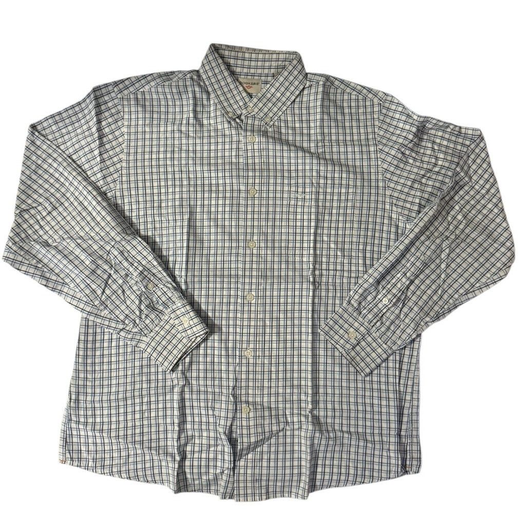 Dockers Dockers Dress Shirt White with Blue Plaid Long Sleeve Large Size US L / EU 52-54 / 3 - 1 Thumbnail