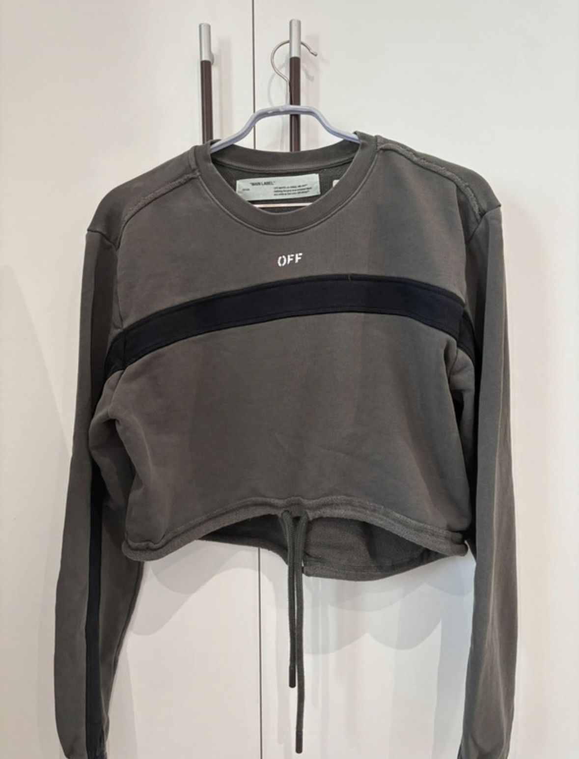 Off-White Off White Crop Top Size XS / US 0-2 / IT 36-38 - 1 Thumbnail