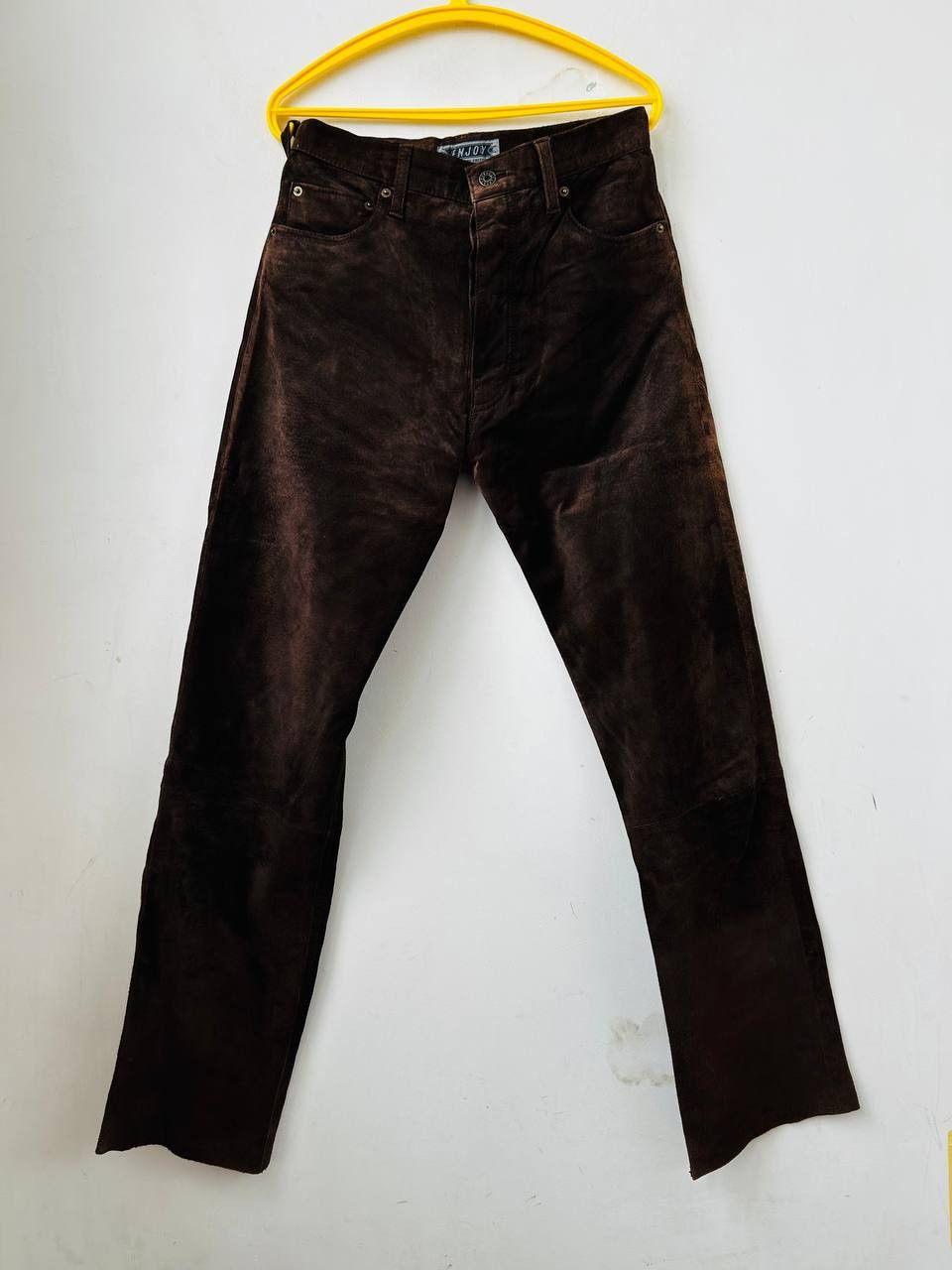 Enjoi Enjoy leather pants #186 Size US 31 - 1 Thumbnail