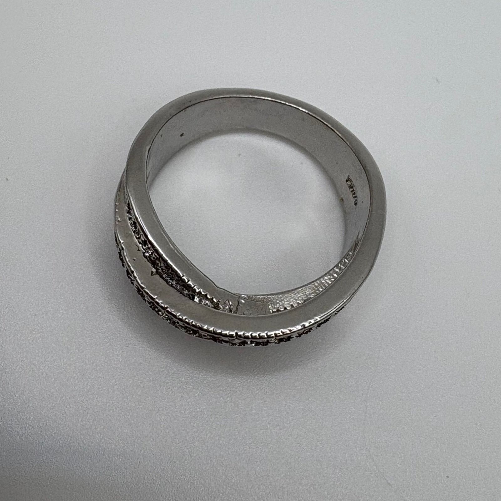 Handmade Statement Ring - Sparkling Multilayer Band Size 7 Size ONE SIZE - 3 Thumbnail