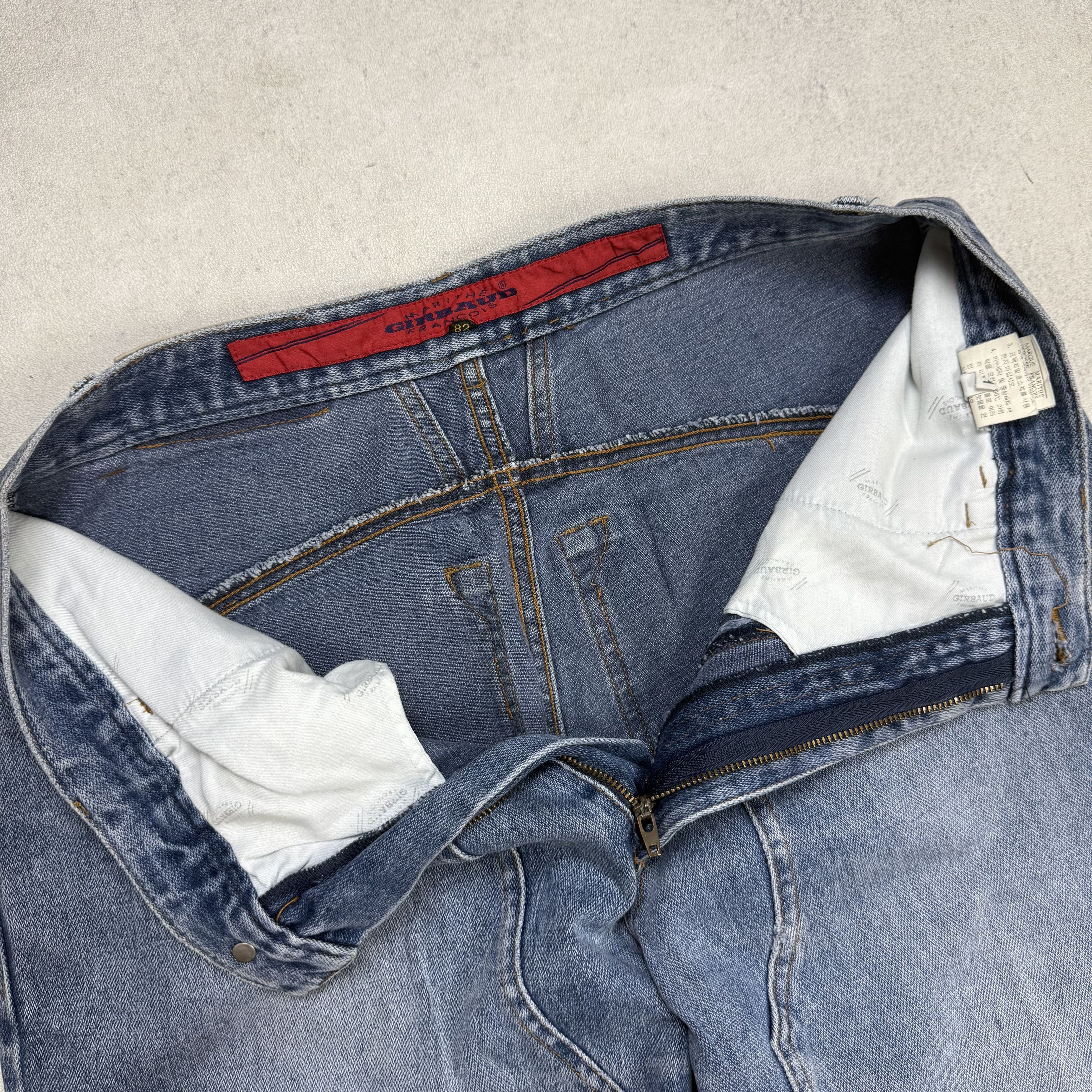 Marithe + Francois Girbaud Marithe Francois Girbaud Stone Washed Wide Leg Baggy Denim Size US 32 / EU 48 - 9 Thumbnail