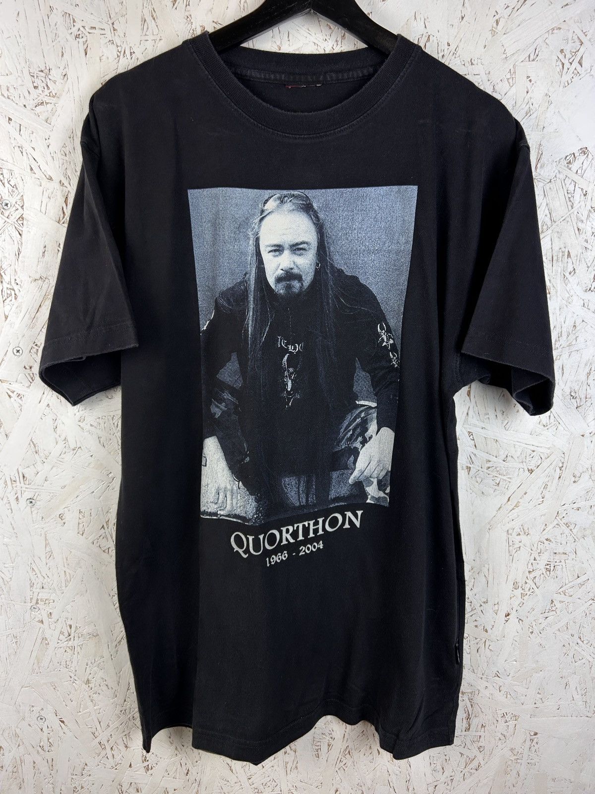 Band Tees 00s Vintage Bathory Quorthon 1966/2004 Memorial T-Shirt Size US L / EU 52-54 / 3 - 1 Thumbnail
