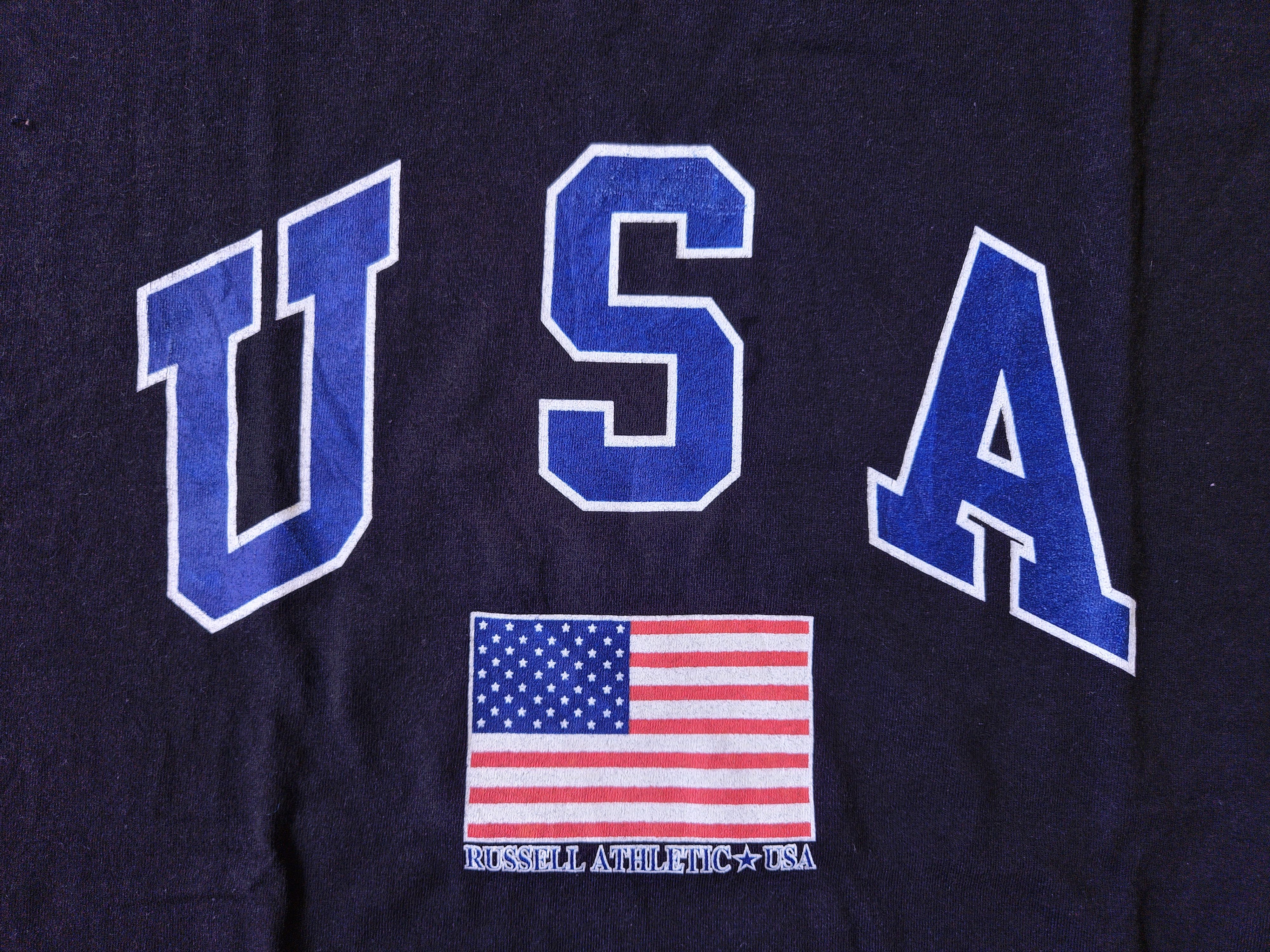 Russell Athletic Vintage Russell Athletic T-Shirt 2000s "USA" Size L Size US L / EU 52-54 / 3 - 2 Thumbnail