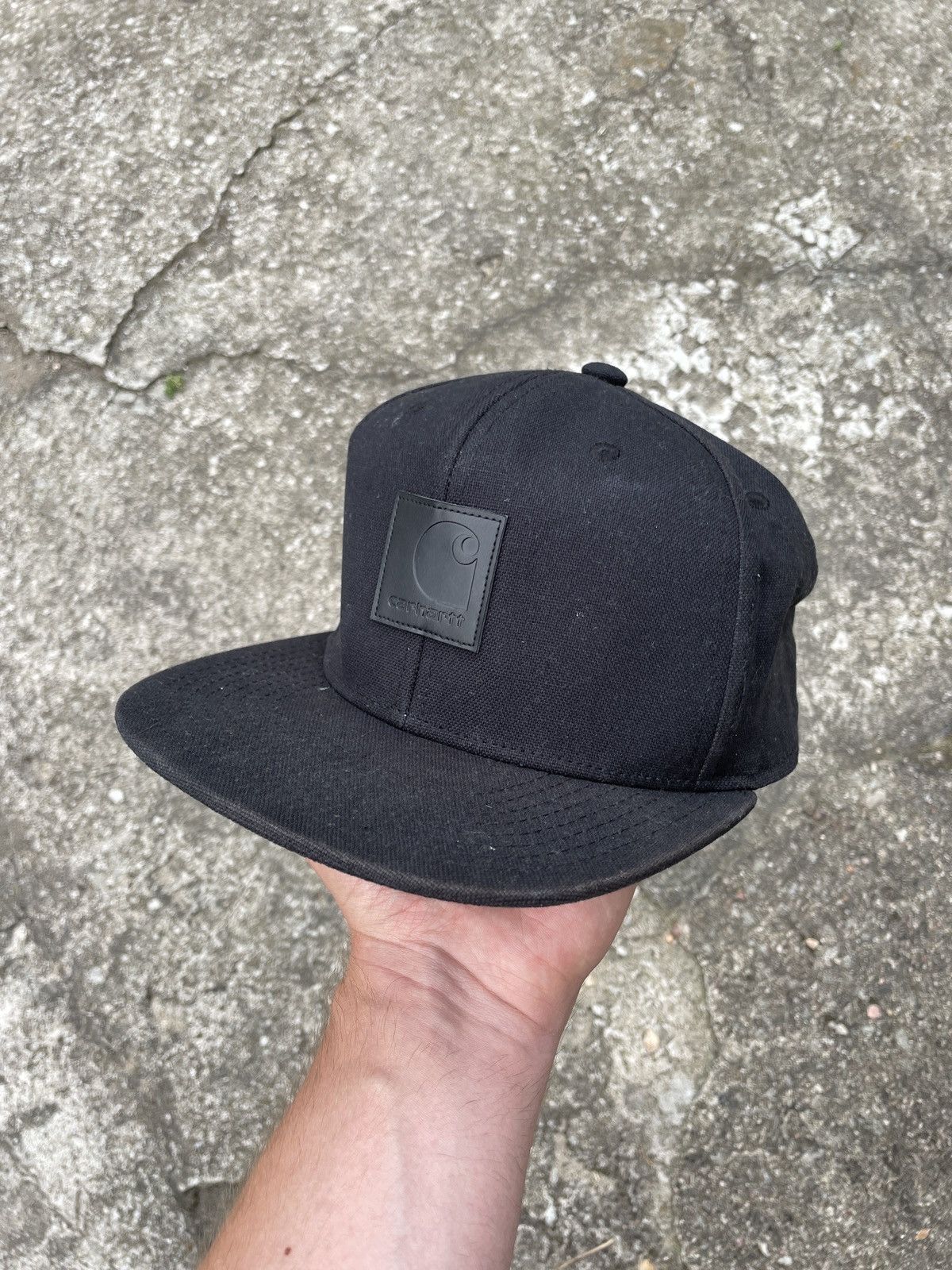 Carhartt × Vintage Carhartt All Black Full Cap Size ONE SIZE - 1 Thumbnail