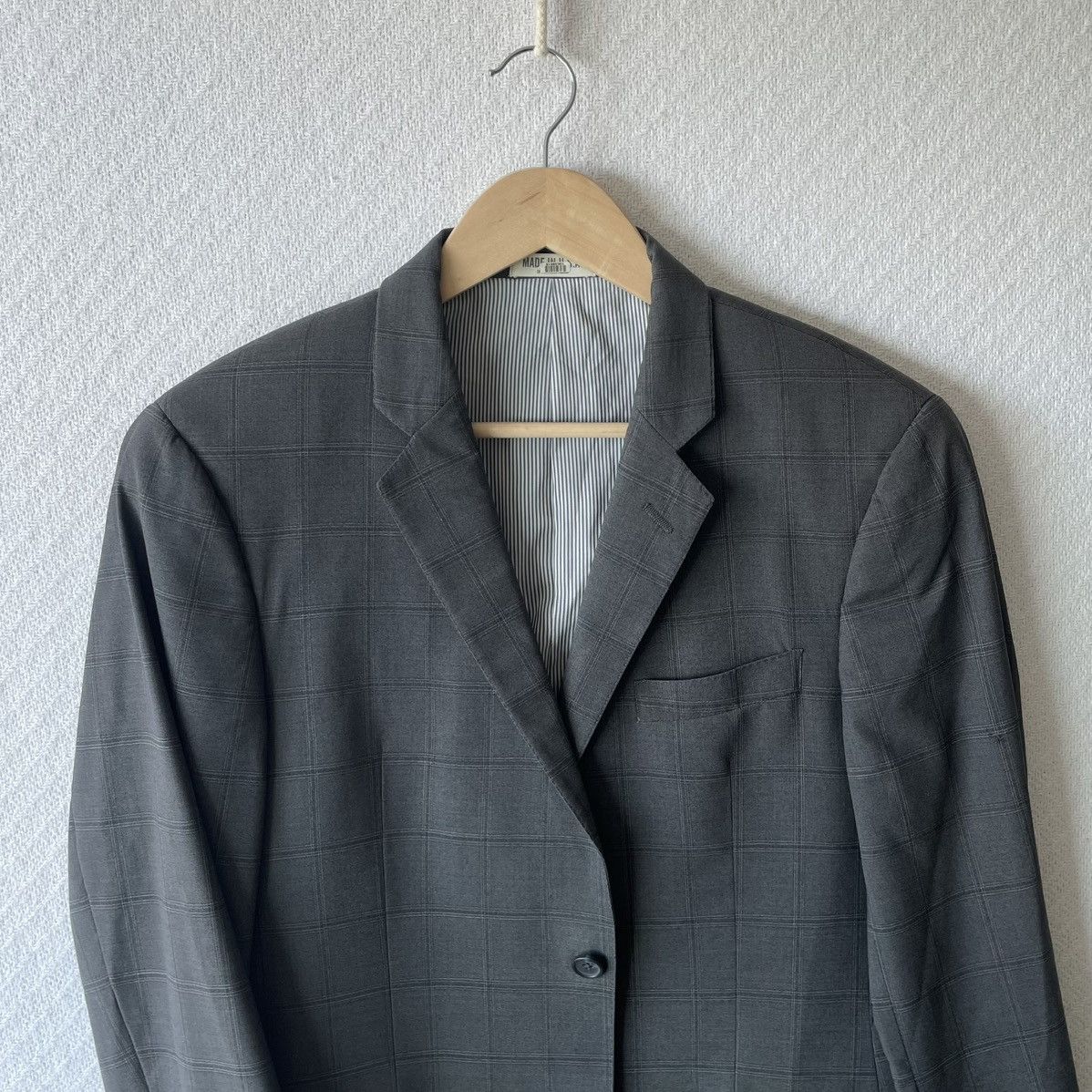 Todd Snyder 100% Wool Glen Check Plaid Mayfair Fit Blazer Made in USA Size 40R - 2 Thumbnail