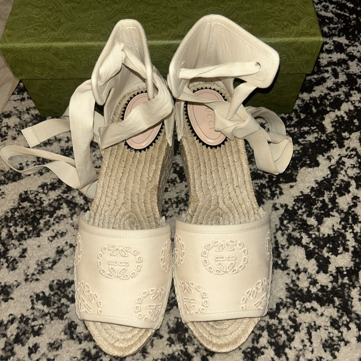 Gucci Gucci Interlocking G One Strap Sandal Espadrille Size US 9.5 / IT 39.5 - 3 Thumbnail