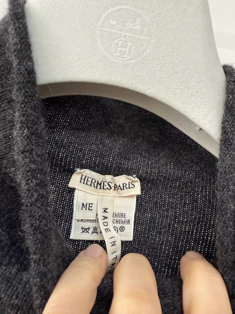 Hermes Classic Hermes Cashmere Dress from Margiela Era-2506 Size L / US 10 / IT 46 - 4 Thumbnail
