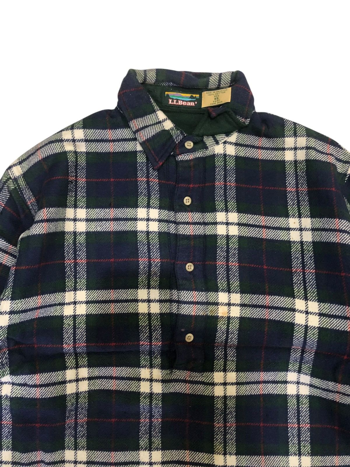 Japanese Brand Vintage LL Bean Plaid Sweater Size US S / EU 44-46 / 1 - 4 Thumbnail