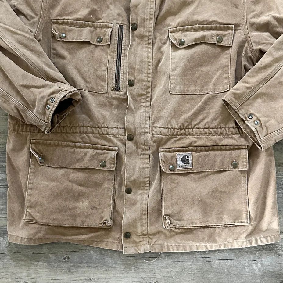 Carhartt Vintage Carhartt PB1106 Chore Barn Blanket Lined Coat Size US XL / EU 56 / 4 - 2 Thumbnail