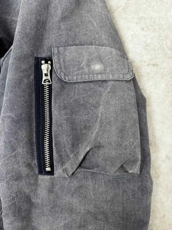 Our Legacy Our Legacy Dyed Blue Eroded Bomber Jacket Size US M / EU 48-50 / 2 - 9 Thumbnail