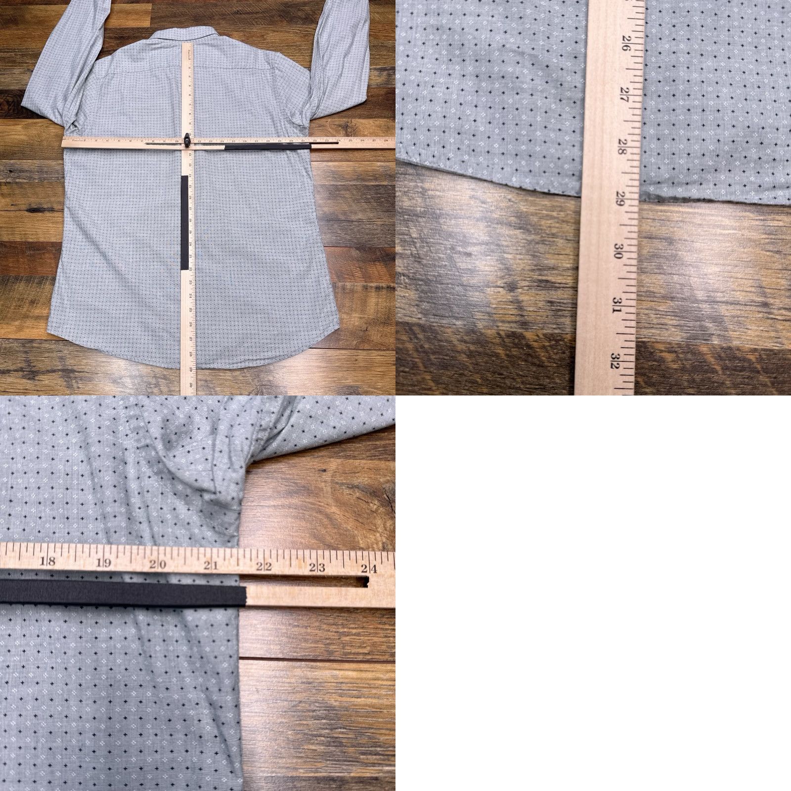 Banana Republic Banana Republic Shirt Mens M Green Button Up Stretch Soft Wash Geometric Knit Cotton Button-Down Collar Pockets Casual Workwear Regular Vintage No N/A Size US M / EU 48-50 / 2 - 8 Thumbnail