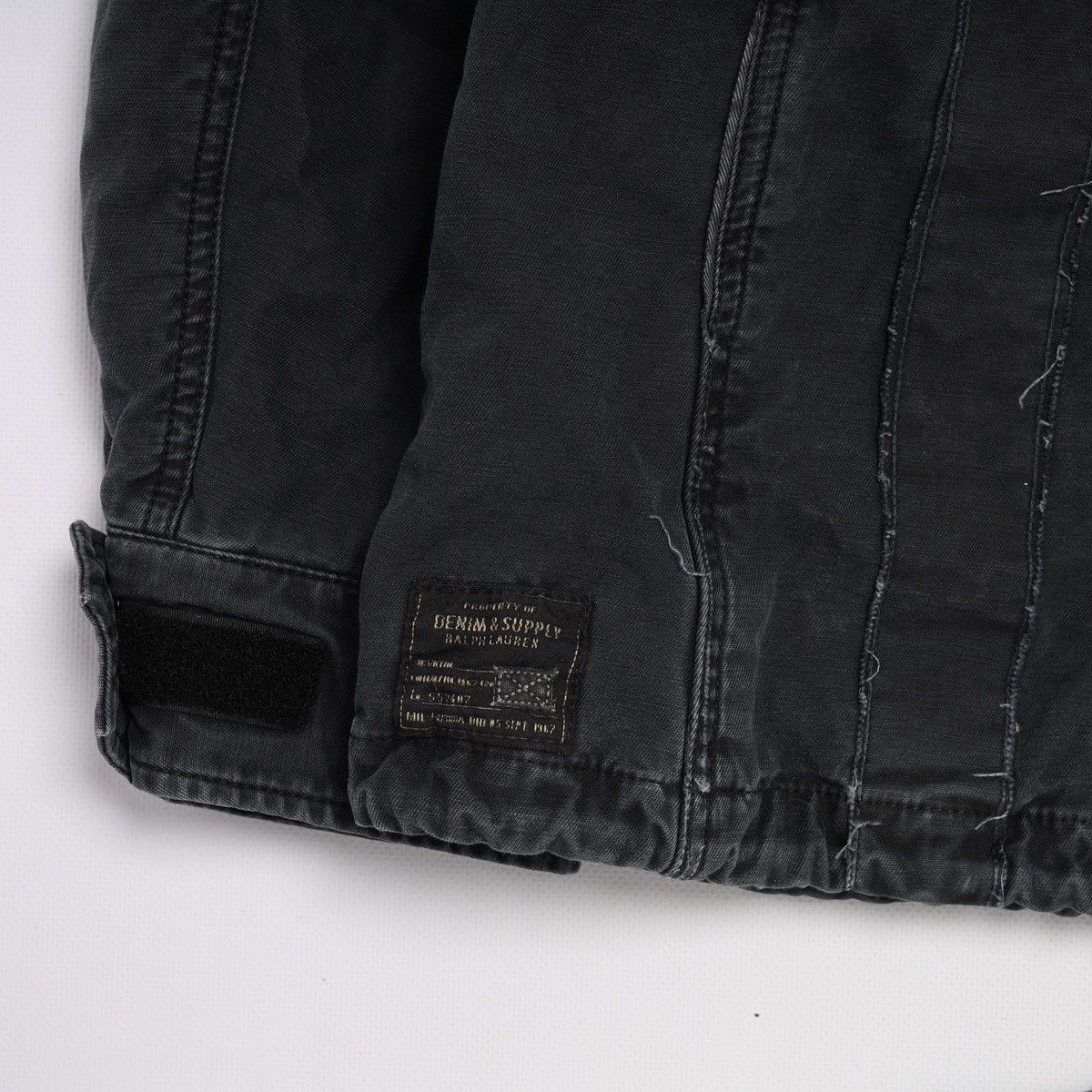 Denim & Supply Ralph Lauren Denim Supply Ralph Lauren Black Washed Jacket Military Field Size US XL / EU 56 / 4 - 15 Thumbnail
