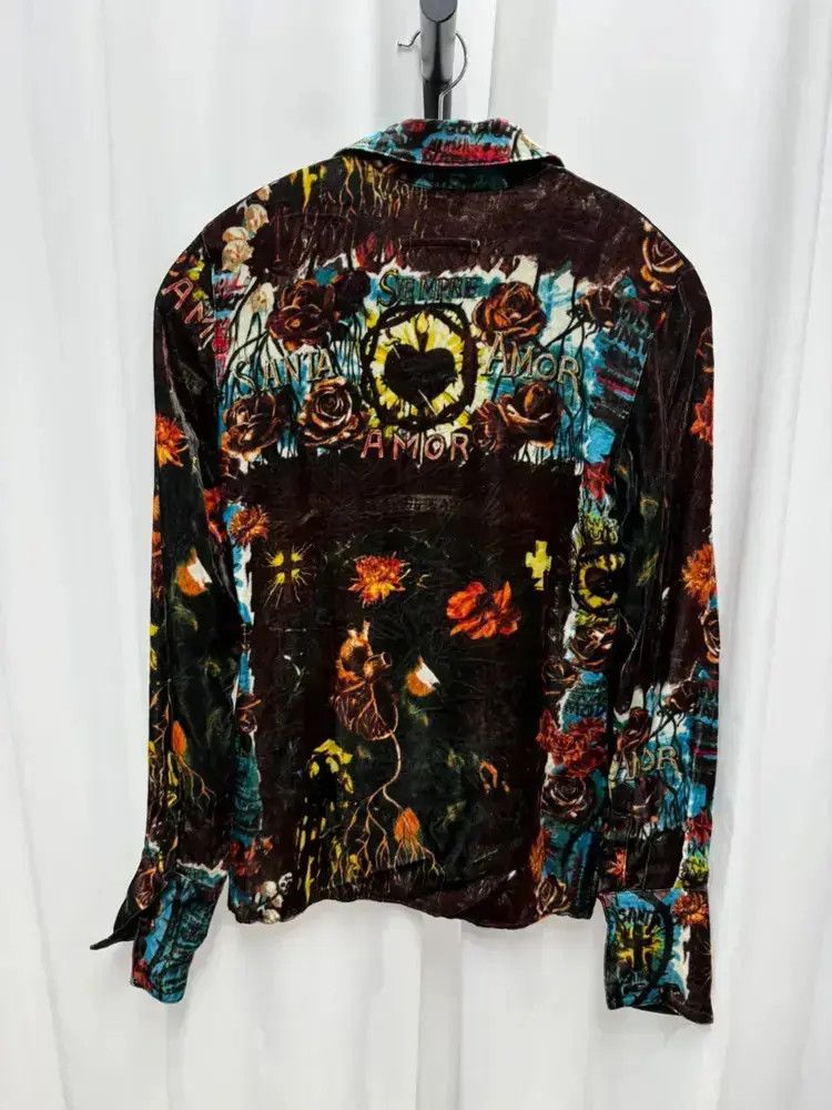 Jean Paul Gaultier Sz 40 Jean Paul Gaultier Silk Painting Shirt Size US S / EU 44-46 / 1 - 3 Thumbnail
