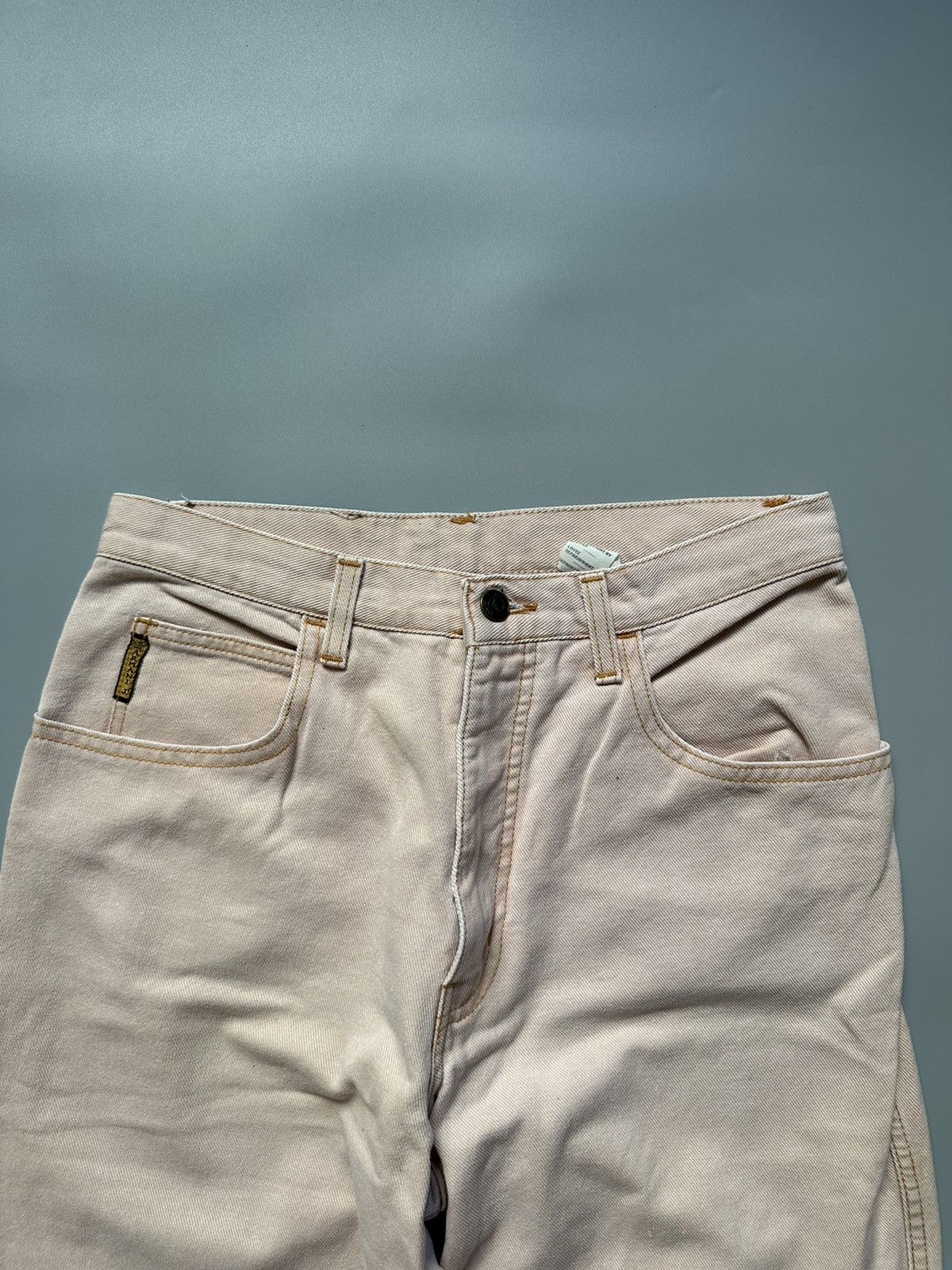 Armani Vintage ARMANI Jeans 90s Washed Denim Peach Colour Size 32 Size US 32 / EU 48 - 8 Thumbnail