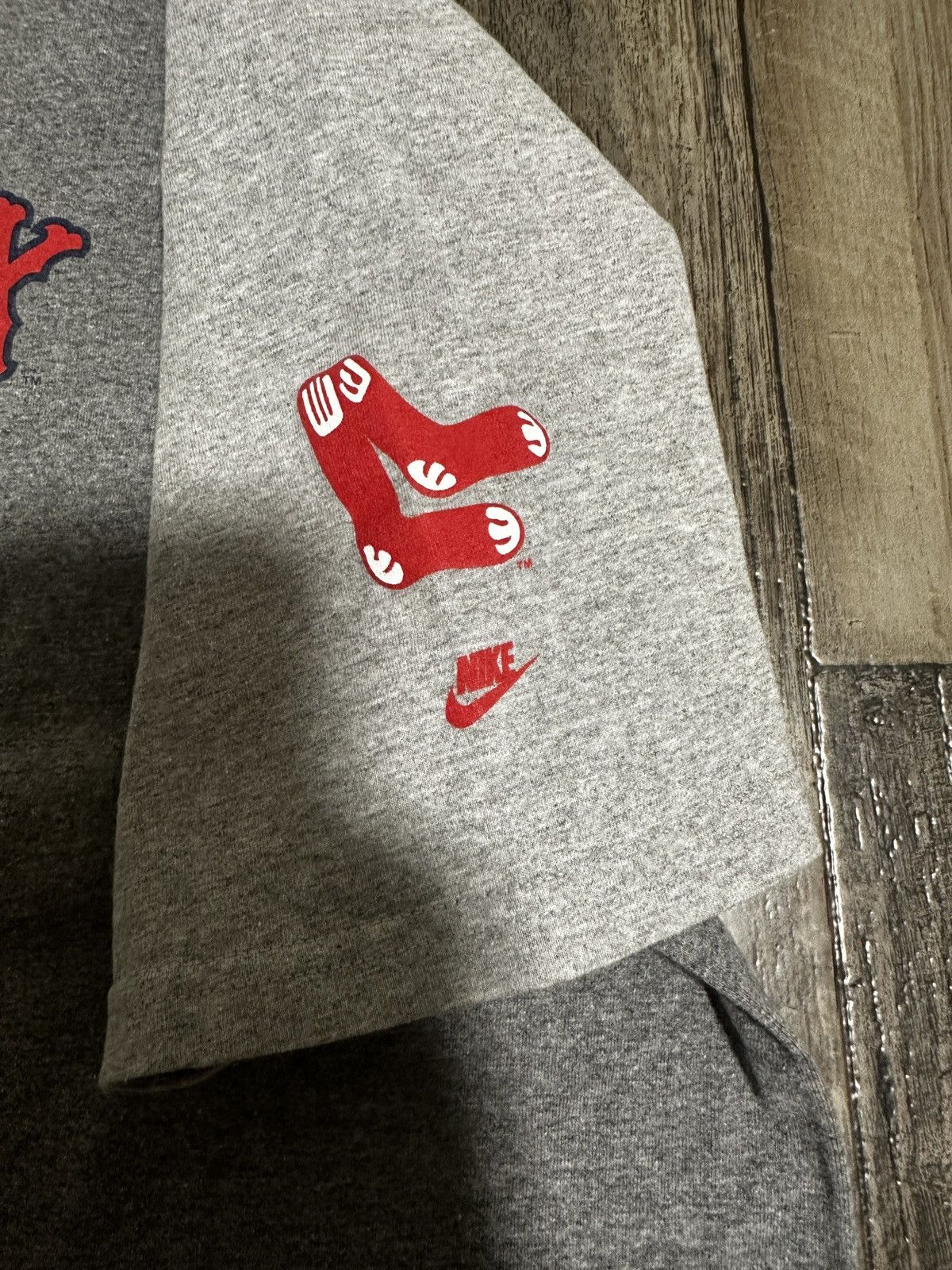 Nike Vintage 90s Nike Cooperstown Collection Red Sox Tee Size US XL / EU 56 / 4 - 4 Thumbnail