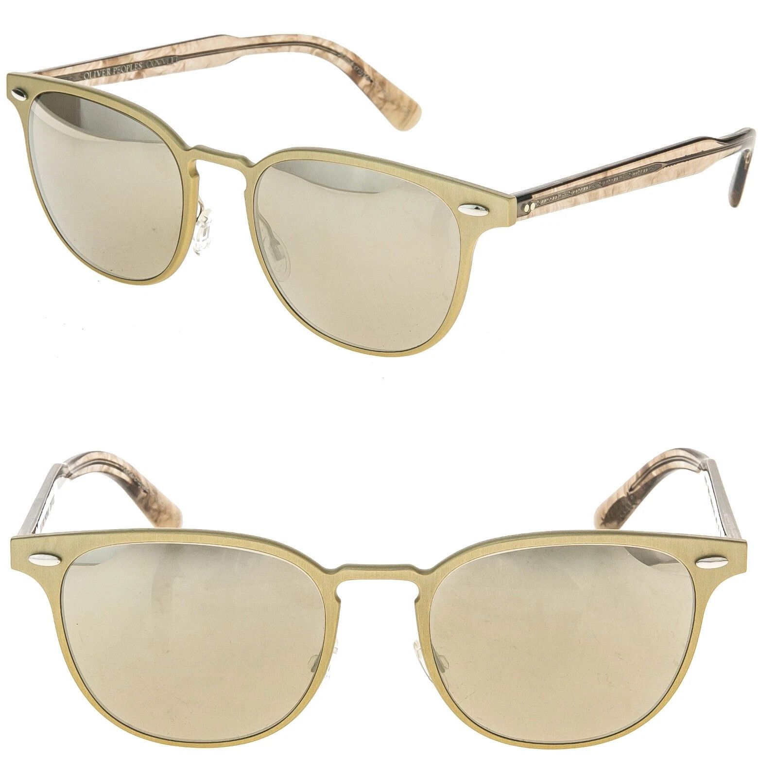 Oliver Peoples OLIVER PEOPLES OV1179S Sheldrake Metal Brown Sunglass 1179 Size ONE SIZE - 1 Thumbnail
