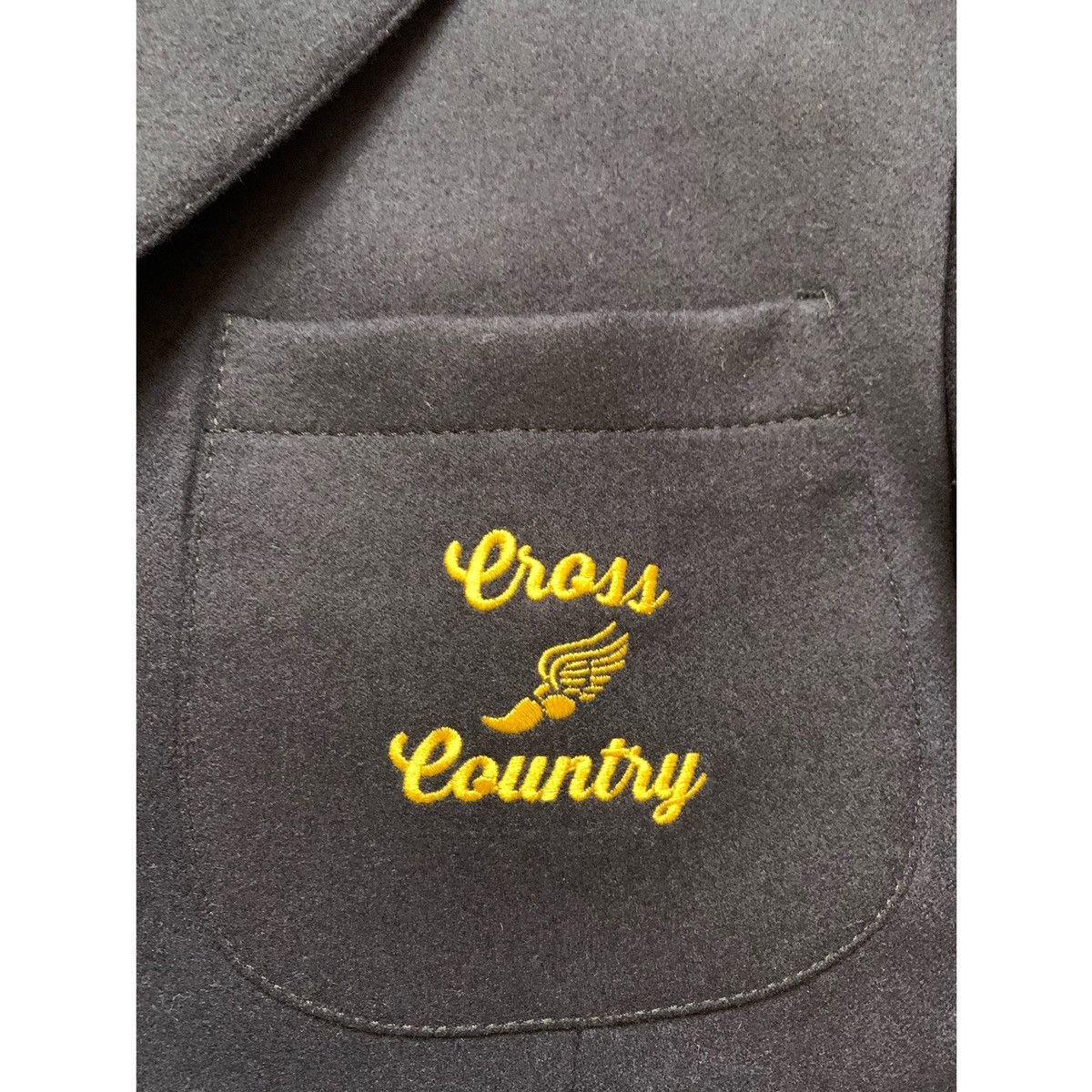Noah NOAH CROSS COUNTY EMBROIDERED LOGO BLAZER JACKET Size 40R - 5 Thumbnail