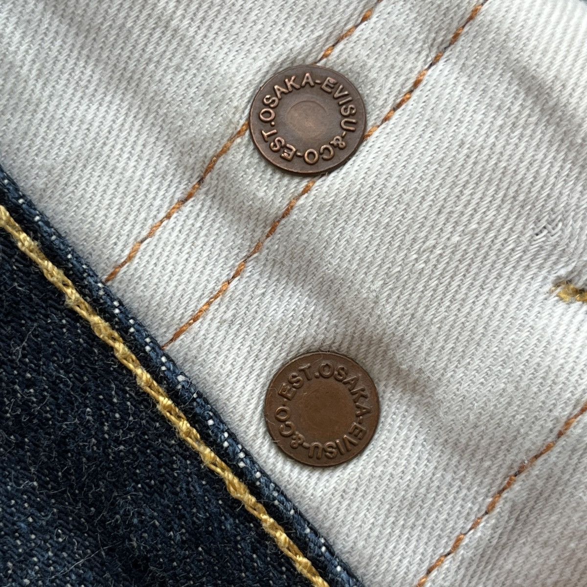 Evisu Evisu No.4 Daicock Selvedge Jorts Size US 30 / EU 46 - 10 Thumbnail
