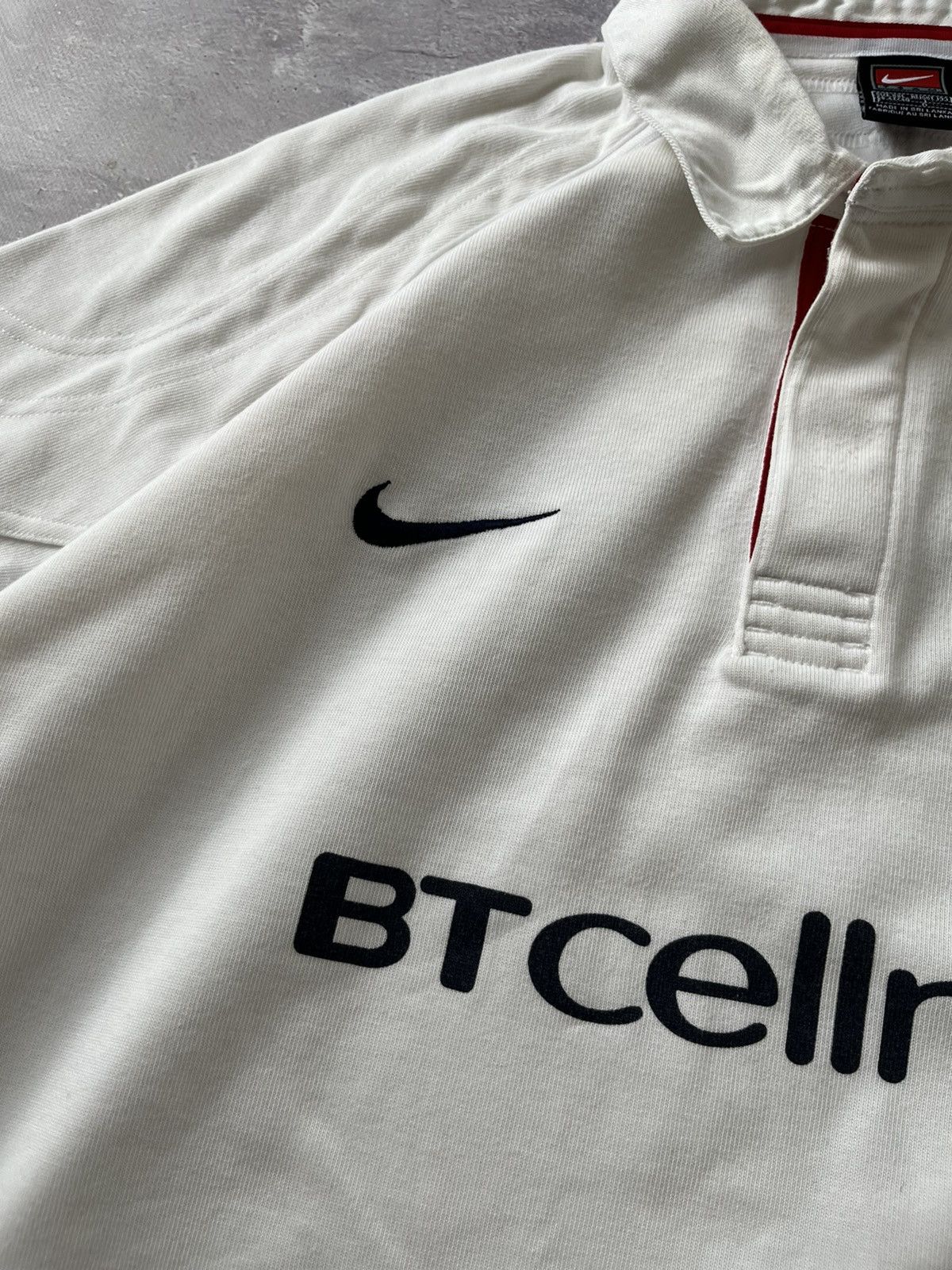 Nike Vintage Nike Team England Rugby Union 99-01 Long Sleeve Polo Size US XXL / EU 58 / 5 - 7 Thumbnail