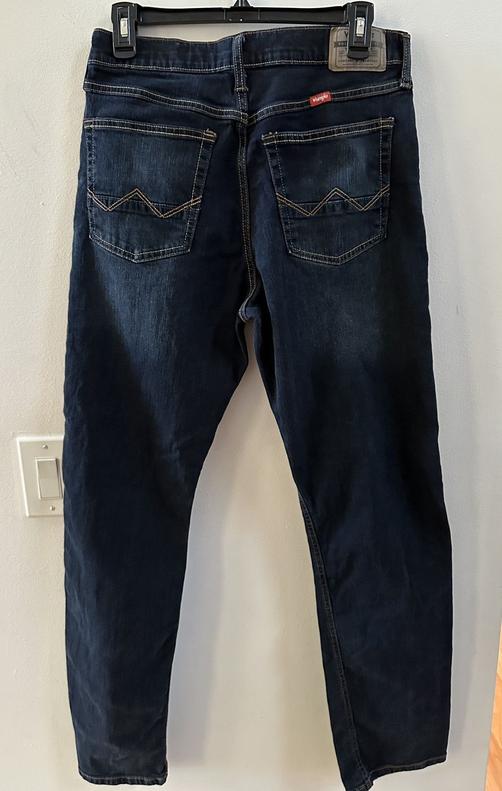 Wrangler Wrangler Slim Straight Jeans Size US 32 / EU 48 - 2 Thumbnail