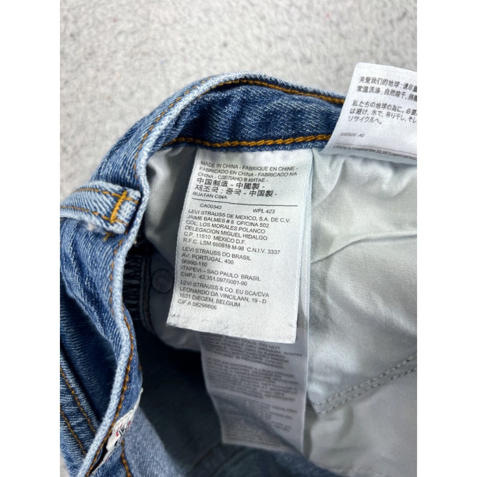 Levi's Levis Premium Jeans Womens 28 Blue Denim White Oak Cone Button Fly 26x26 Levi's Jeans Size 28" / US 6 / IT 42 - 7 Thumbnail