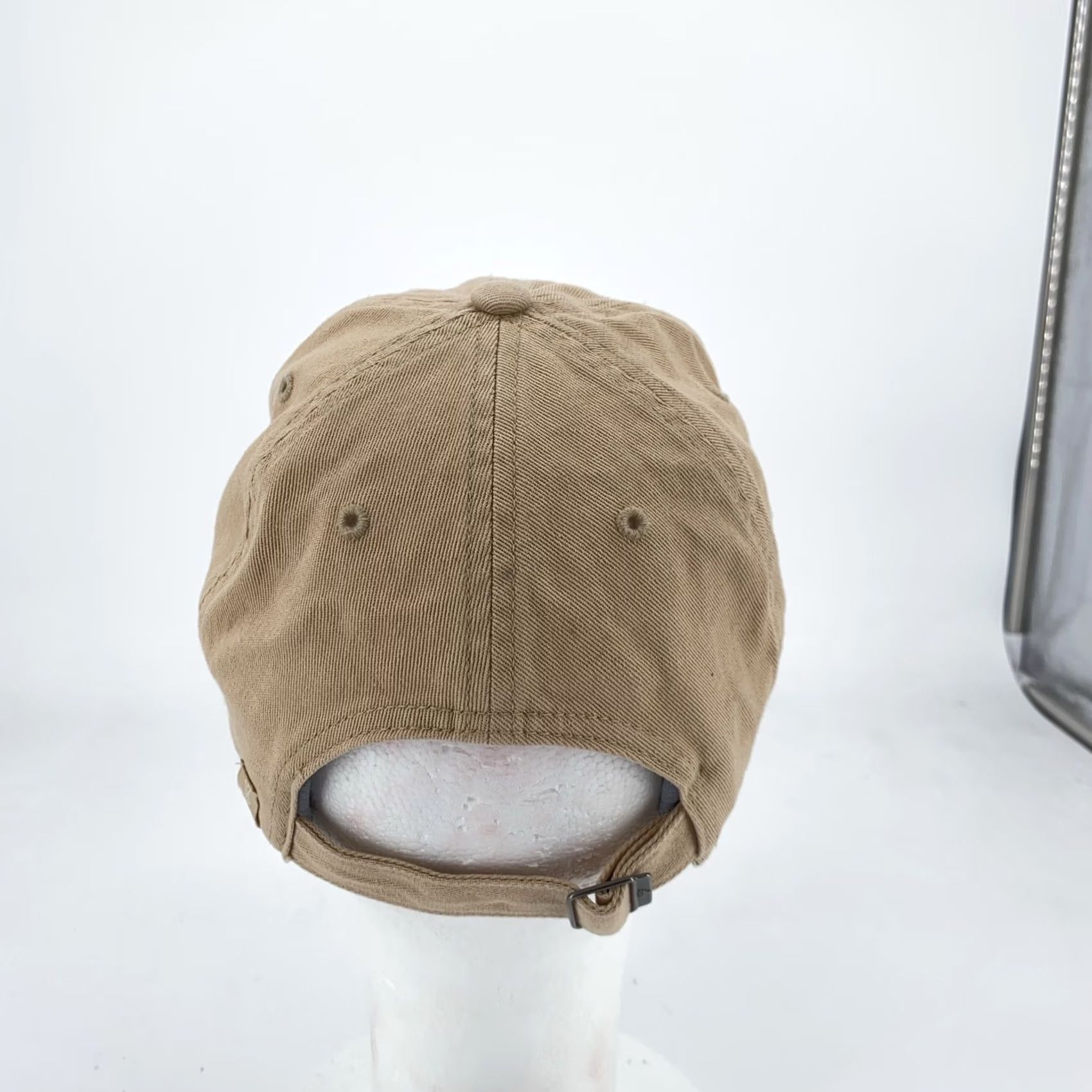 Adidas Adidas Hat Cap Strap Back Tan AEROREADY Mens Embroidered Cotton Classic Baseball Cap One Size Beige Mens Athletic Casual Travel Size ONE SIZE - 3 Thumbnail