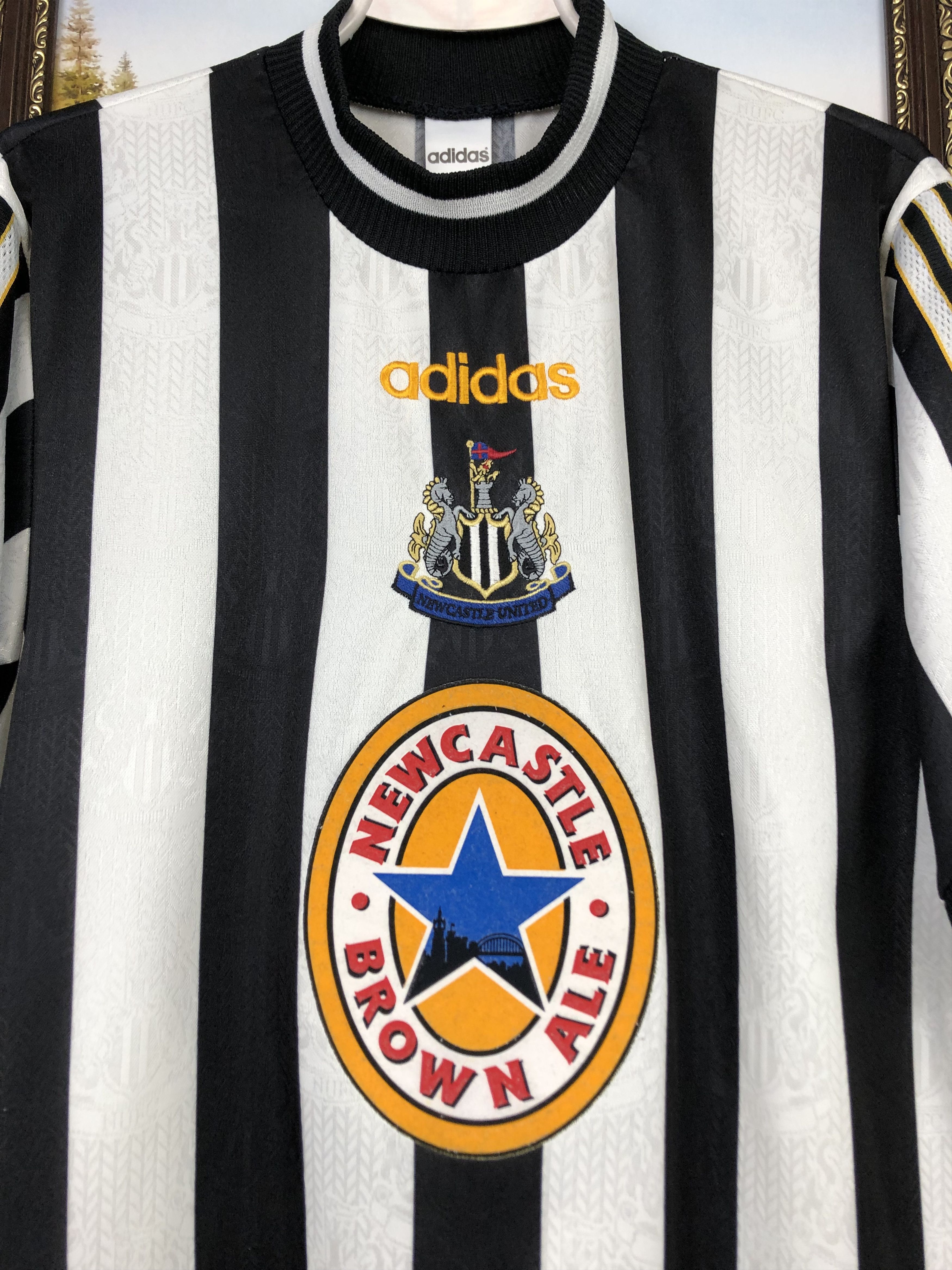 Adidas Newcastle United Home football shirt 1997 Soccer Adidas Size US S / EU 44-46 / 1 - 3 Thumbnail