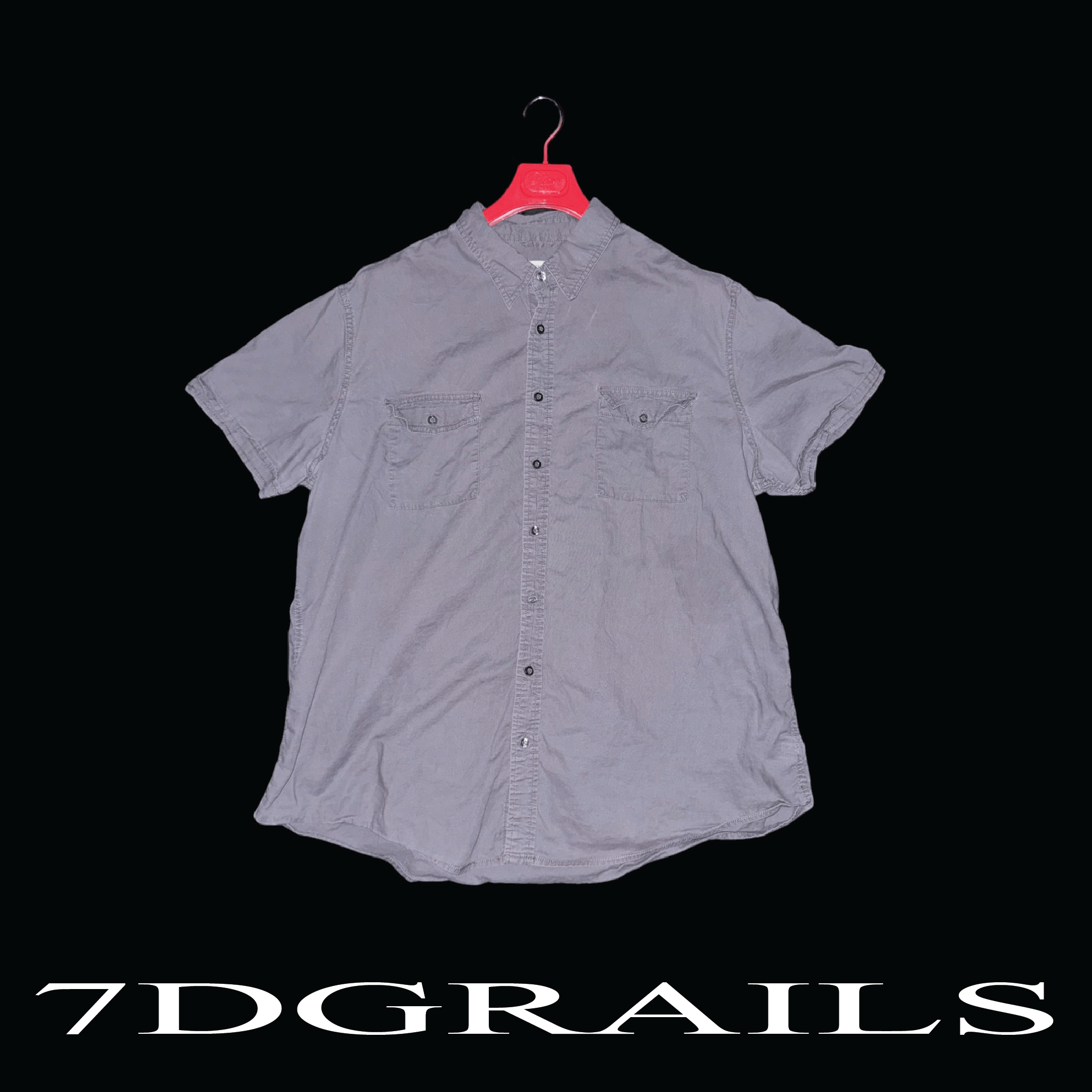 Mossimo mossimo supply co. vintage gray button up Size US XXL / EU 58 / 5 - 1 Thumbnail