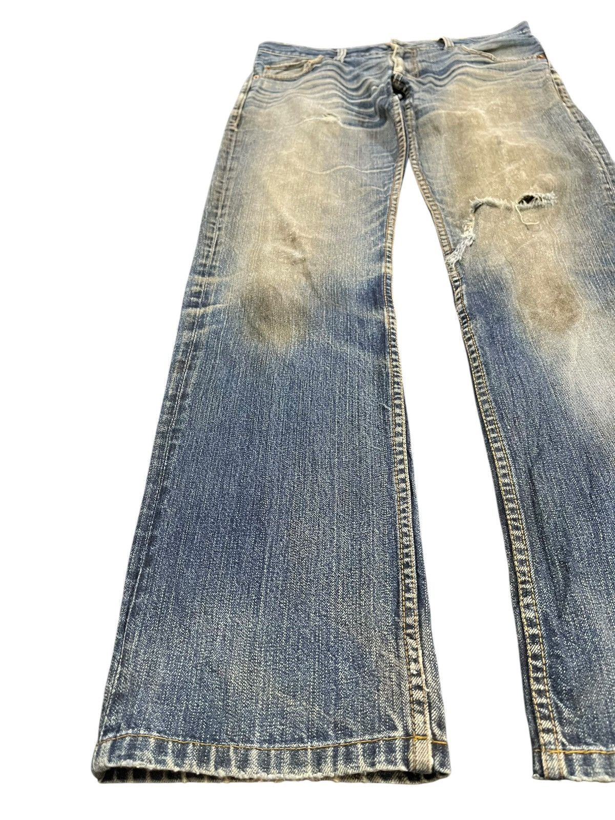 Eddie Bauer × Japanese Brand Vintage Eddie Bauer Mudwash Distressed Denim Size US 34 / EU 50 - 4 Thumbnail
