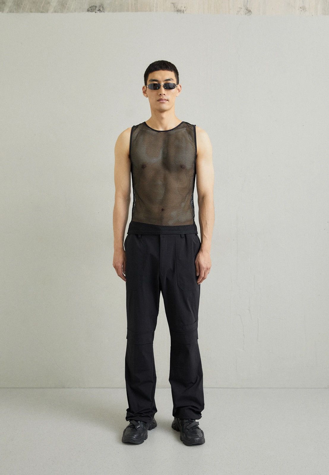 Han Kjobenhavn !DS! SS23 Han Kjobenhavn Laser Black Transparent Tank top Size US M / EU 48-50 / 2 - 4 Thumbnail