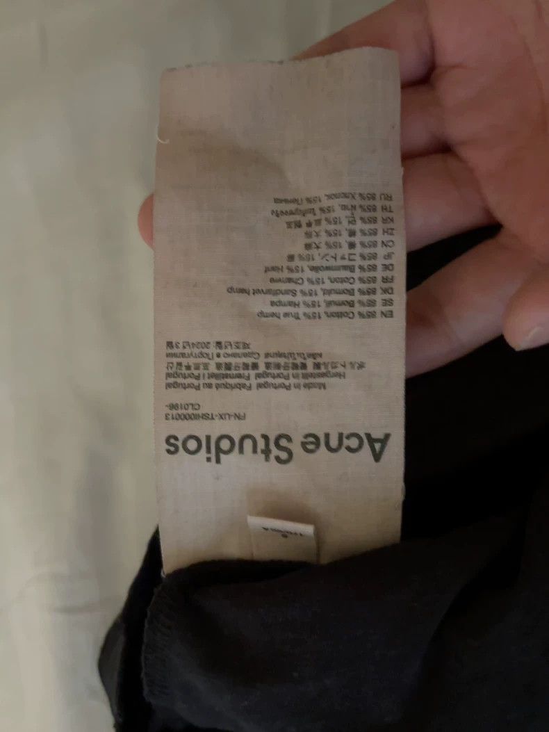 Other Acne Studios Washed black short-sleeved shirt Size US S / EU 44-46 / 1 - 3 Thumbnail