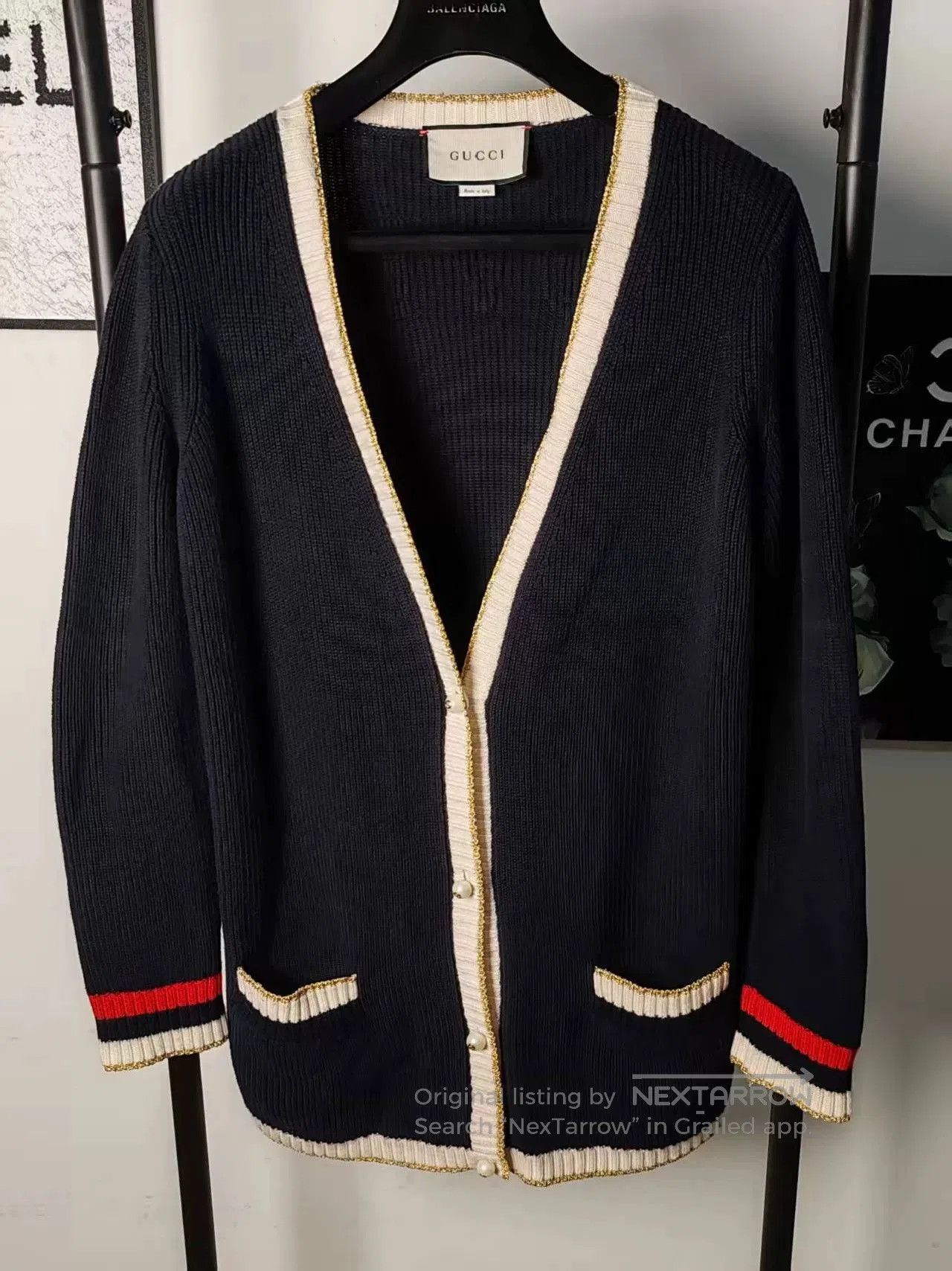 Gucci Authentic Gucci Cardigan Sweater Jacket. Size US M / EU 48-50 / 2 - 1 Thumbnail