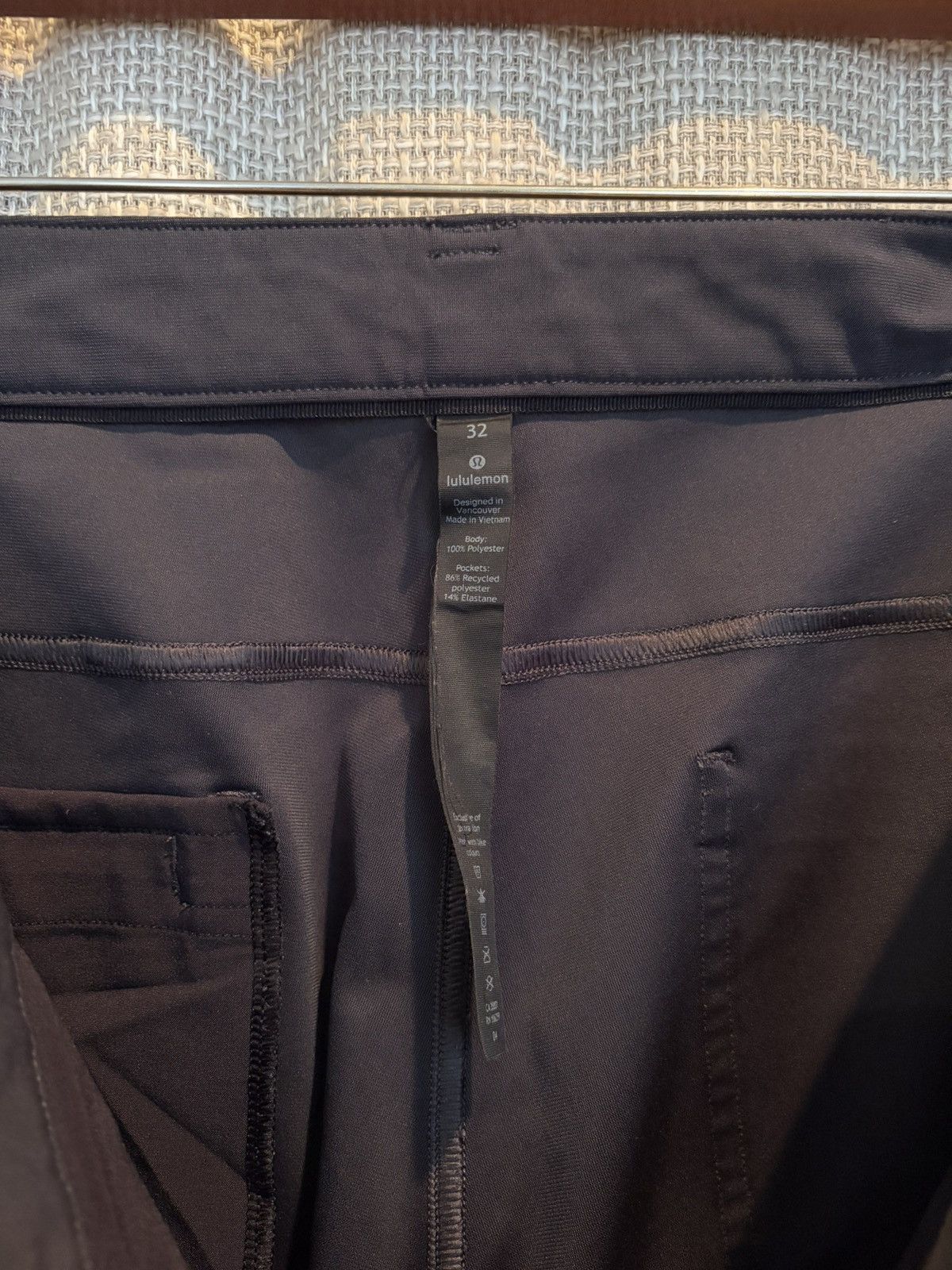 Lululemon Lululemon ABC Dark Grey Commuter Polyester Pants Size US 32 / EU 48 - 5 Thumbnail