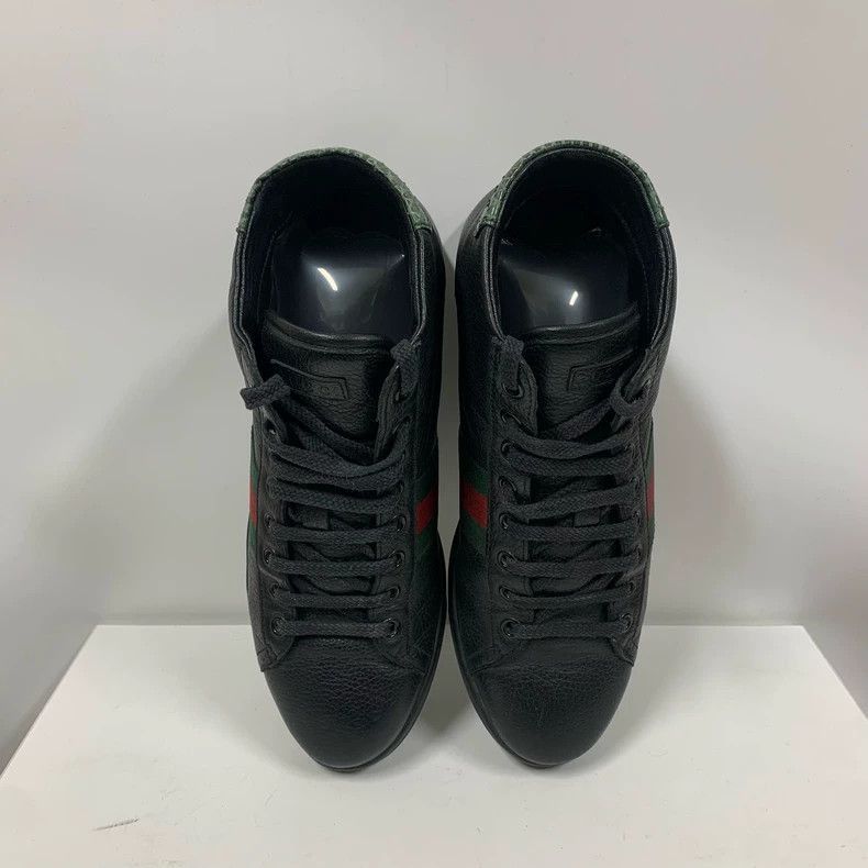 Gucci Gucci Black HighTop Sneakers Size 37-2505 Size US 6 / IT 36 - 3 Thumbnail