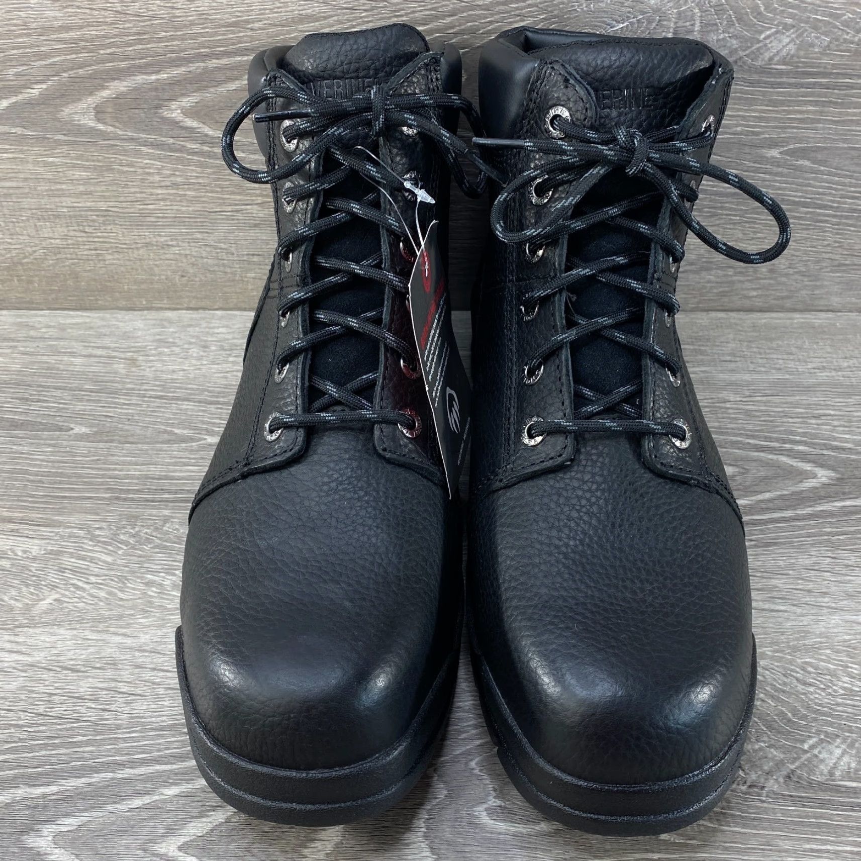 Vintage Wolverine NXT Boots EW 11 Mens Black Leather Lace Up Work Safety Steel Toe NEW Size US 10 / EU 43 - 3 Thumbnail