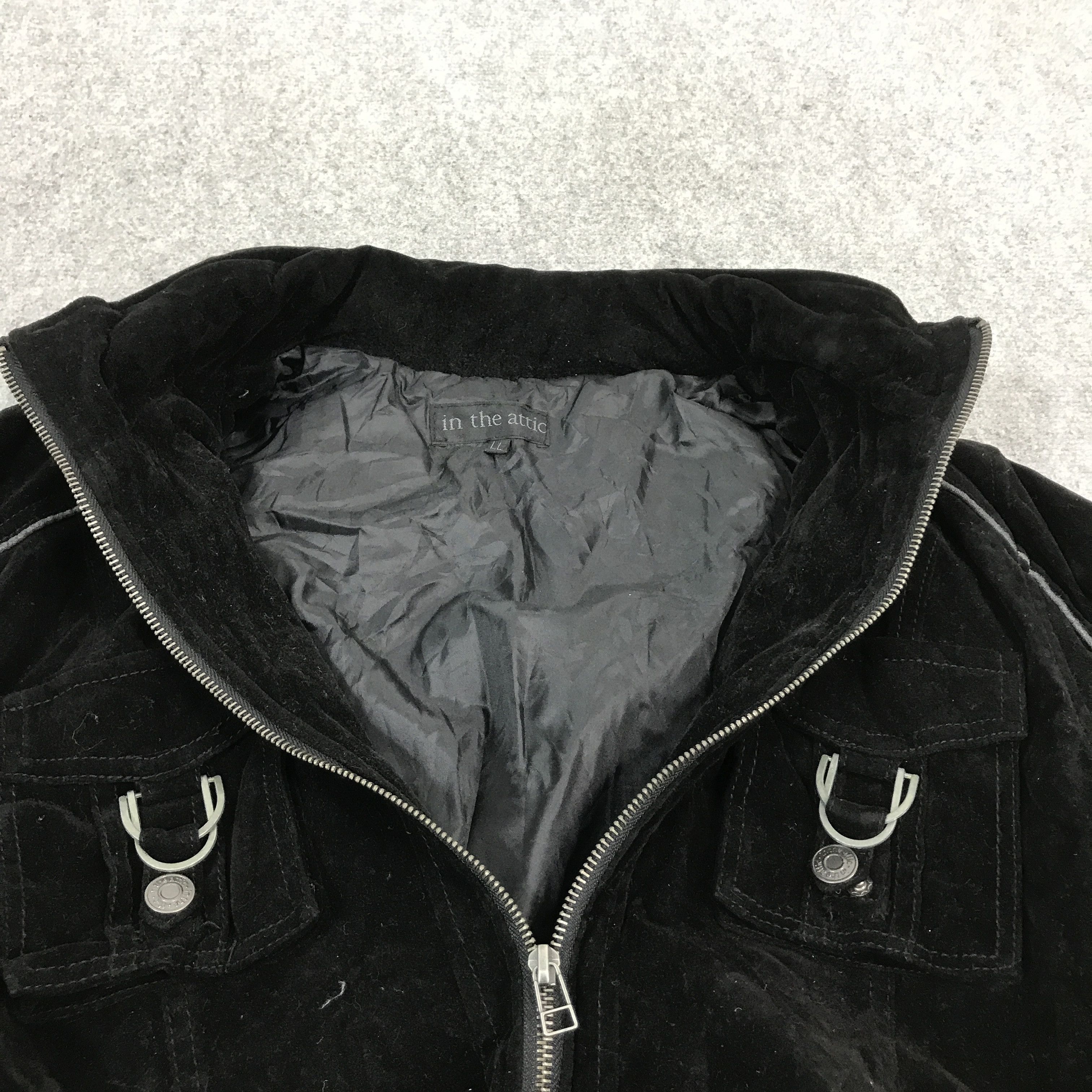 In The Attic × Japanese Brand 🔥in the attic Japan Punk Velvet black jacket Size US M / EU 48-50 / 2 - 5 Thumbnail