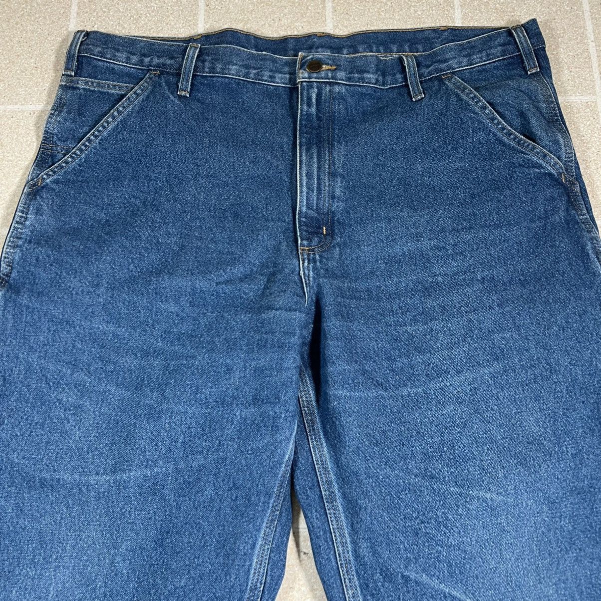 Carhartt CARHARTT Jeans Mens 40x32 Blue Original Fit Work Carpenter Size US 40 / EU 56 - 4 Thumbnail