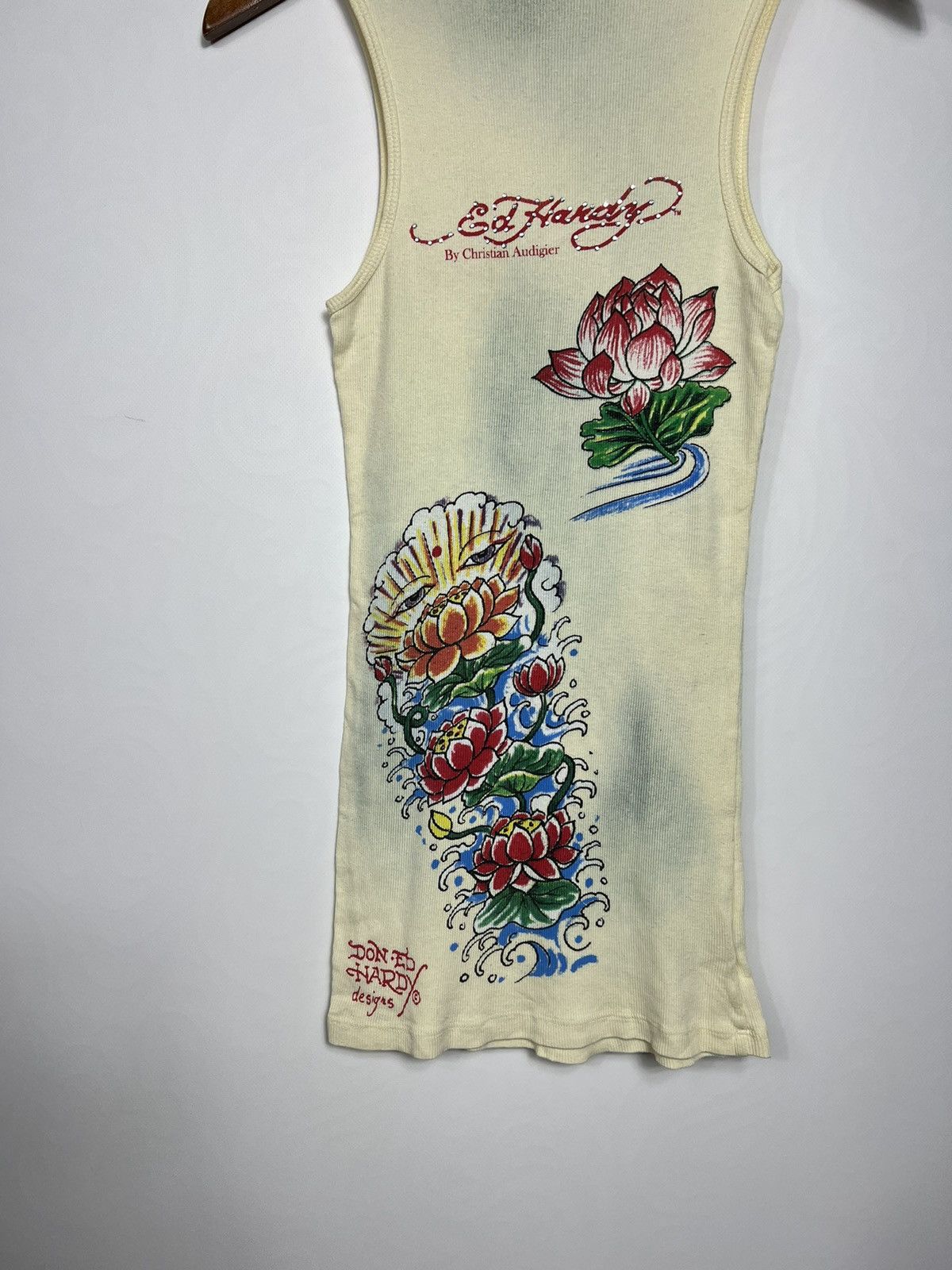 Ed Hardy Vintage Ed Hardy by Christian Audigier Slim Fit Tank Top Tee Size US M / EU 48-50 / 2 - 9 Thumbnail