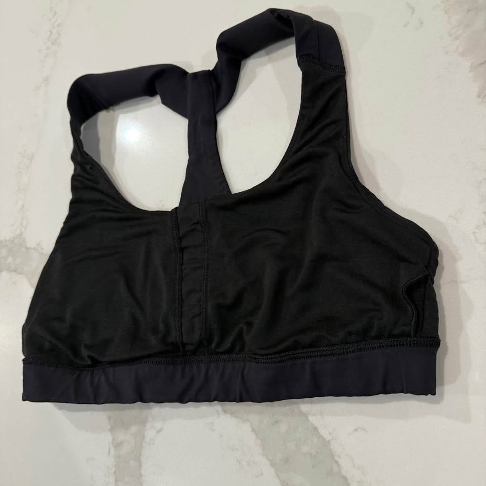 Lululemon Lululemon Fast Lane Luxtreme Sports Bra Women's 6 Black Size ONE SIZE - 6 Thumbnail