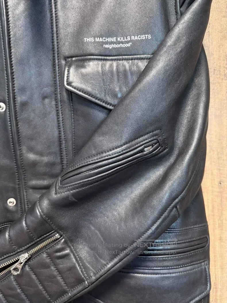 Neighborhood Neighborhood Leather Jacket, Size M Size US M / EU 48-50 / 2 - 9 Thumbnail