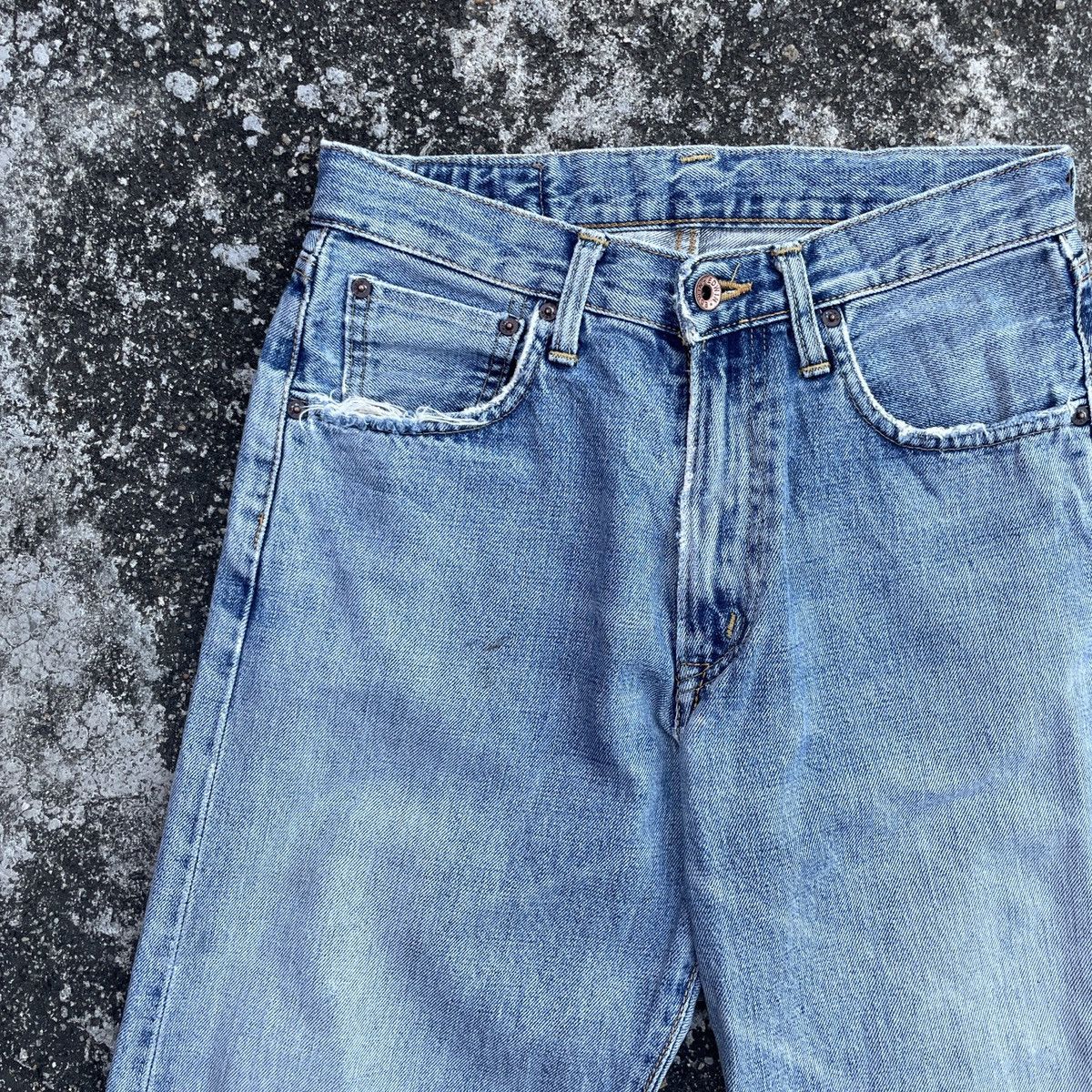 Edwin Vintage Edwin Distressed Slevedge Redline Denim Jeans Size US 28 / EU 44 - 3 Thumbnail