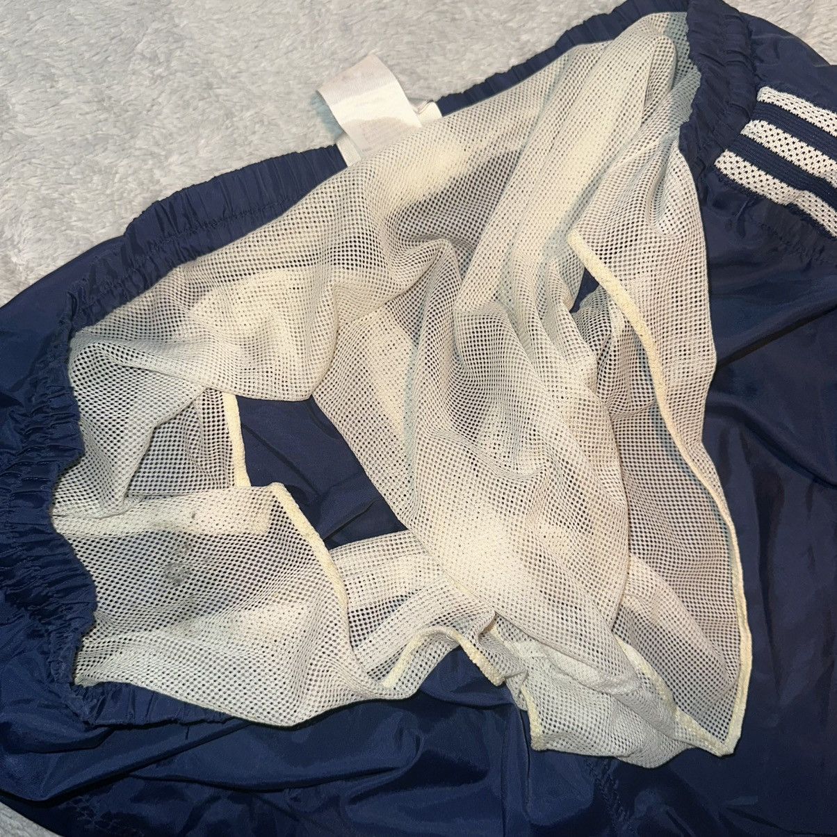 Adidas × Vintage VTG adidas Nylon and Knit Shorts Size US 38 / EU 54 - 7 Thumbnail