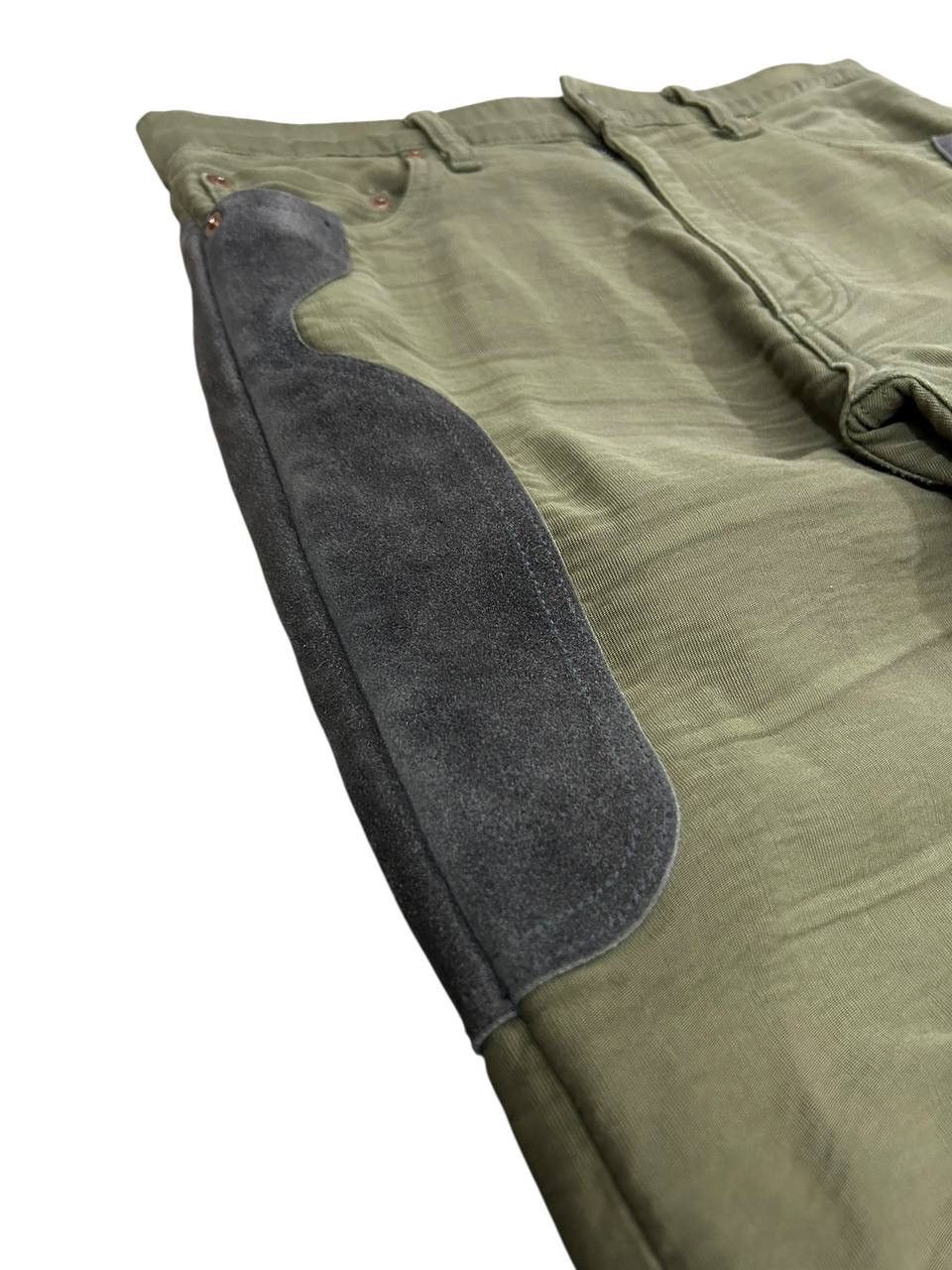 Comme des Garcons Homme Archive A/W 2001 CDG Homme Cowhide Patches Pant Size US 31 - 4 Thumbnail