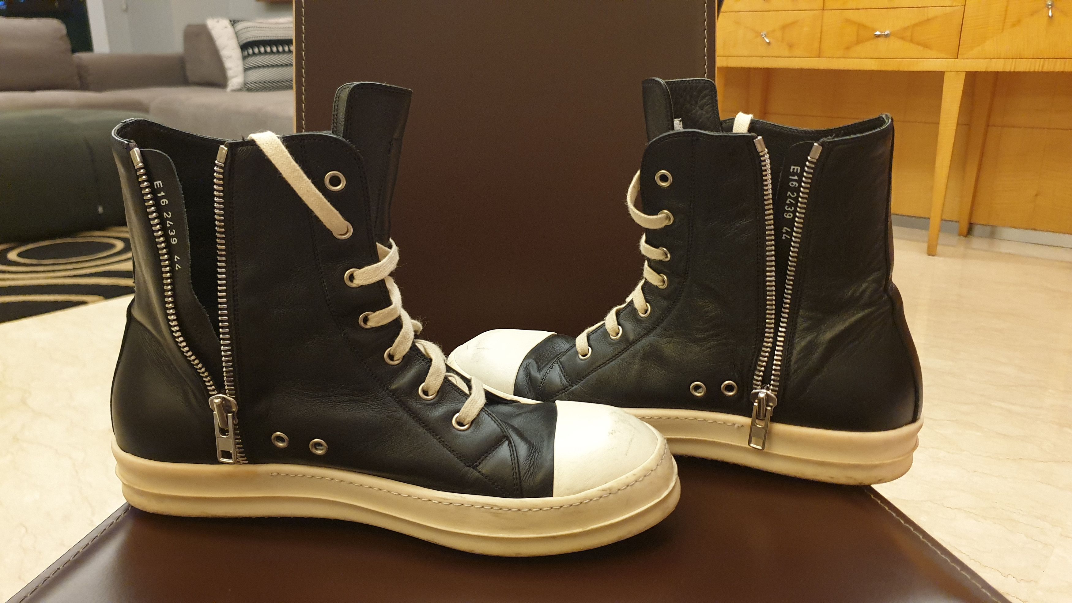 Rick Owens Rick Owens Ramones high leather boots Size US 11 / EU 44 - 5 Thumbnail
