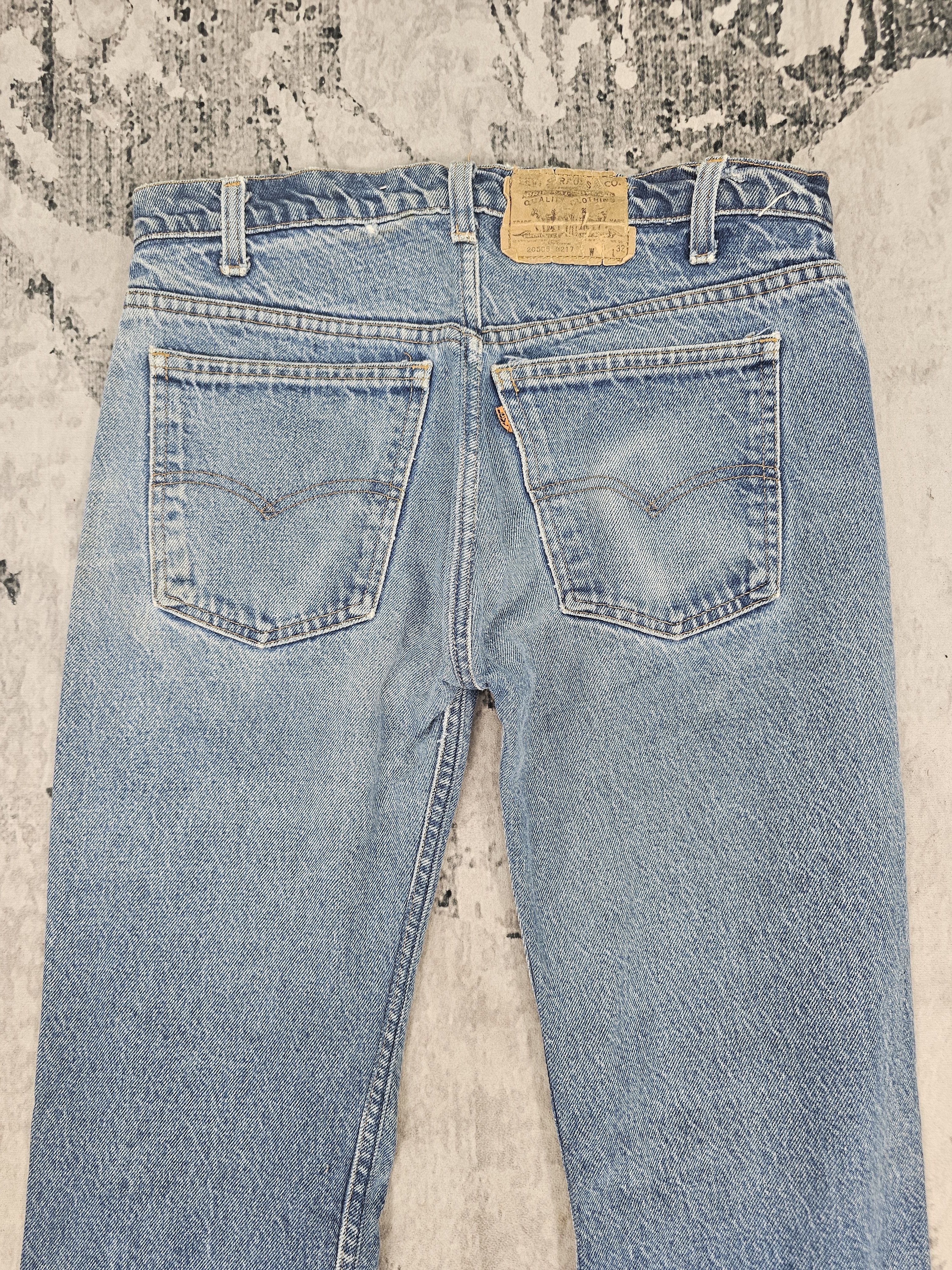 Levi's Vintage Clothing Vtg 80's LEVIS 205 05 Medium Wash Size 33X31.5 Jeans L0432 Size US 33 - 7 Thumbnail