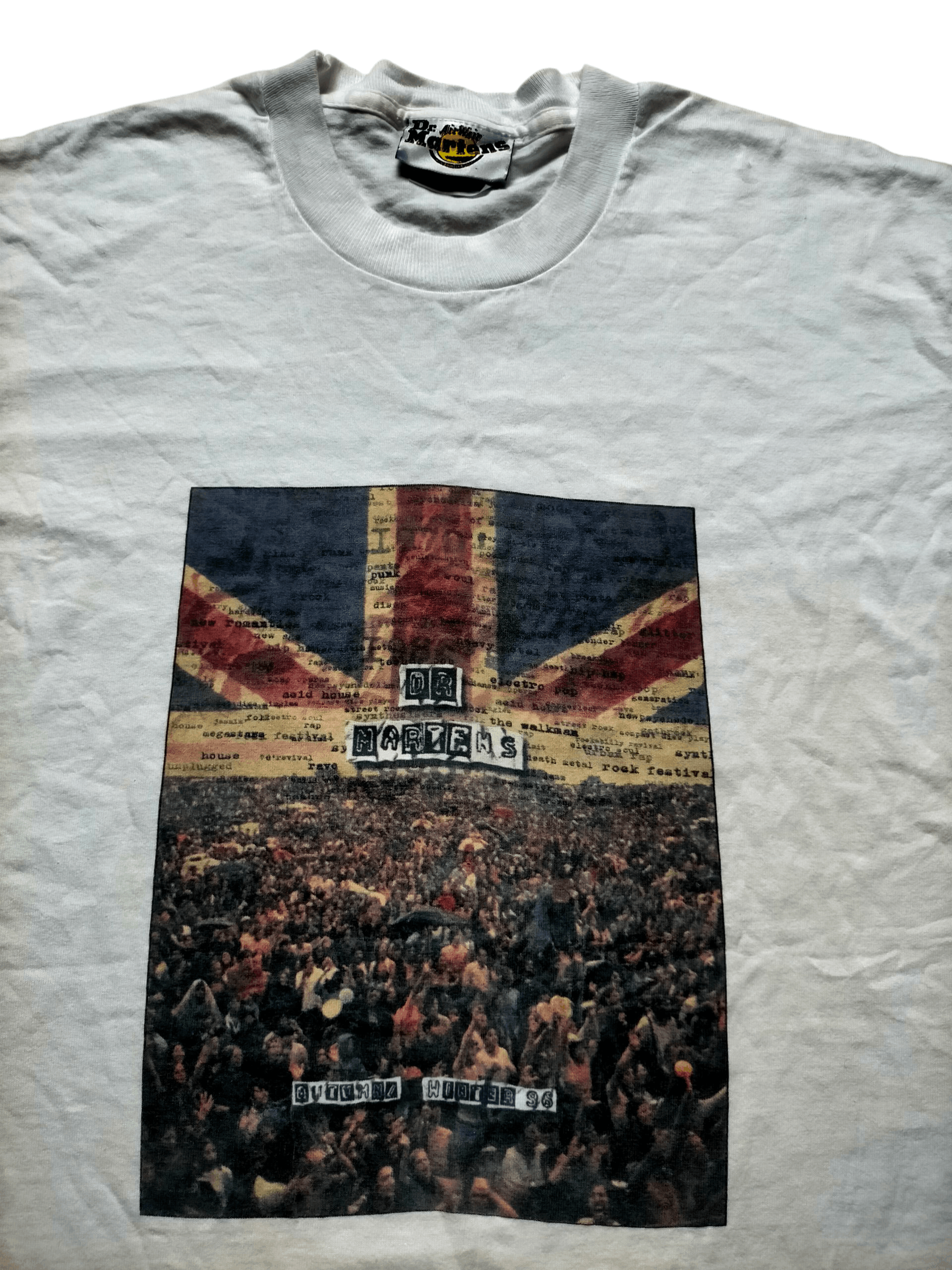 Dr. Martens Vintage 1996 Dr.Martens Single stich white tee Size US L / EU 52-54 / 3 - 1 Thumbnail