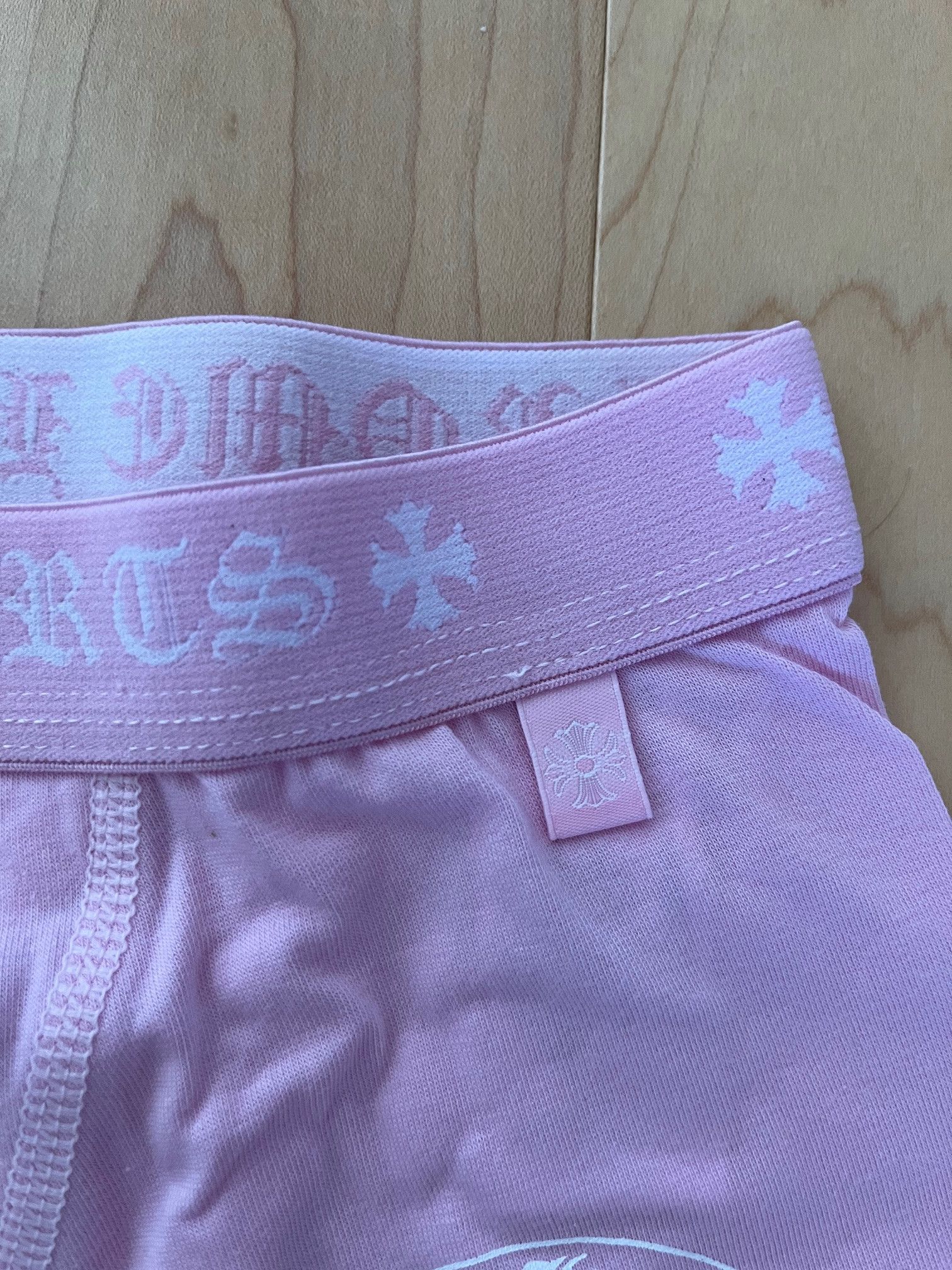 Chrome Hearts Chrome Hearts Black White Horseshoe Underwear Size XXL Size 38 - 4 Thumbnail